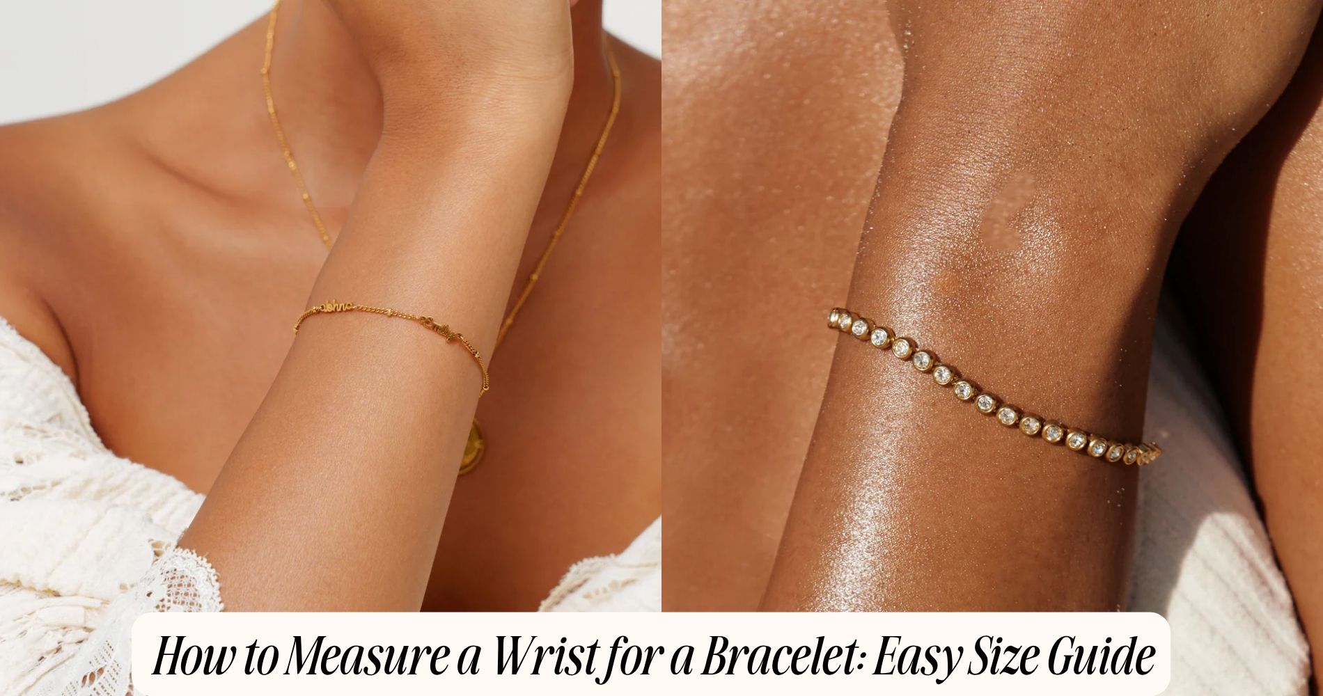 how to measure a wrist for a bracelet