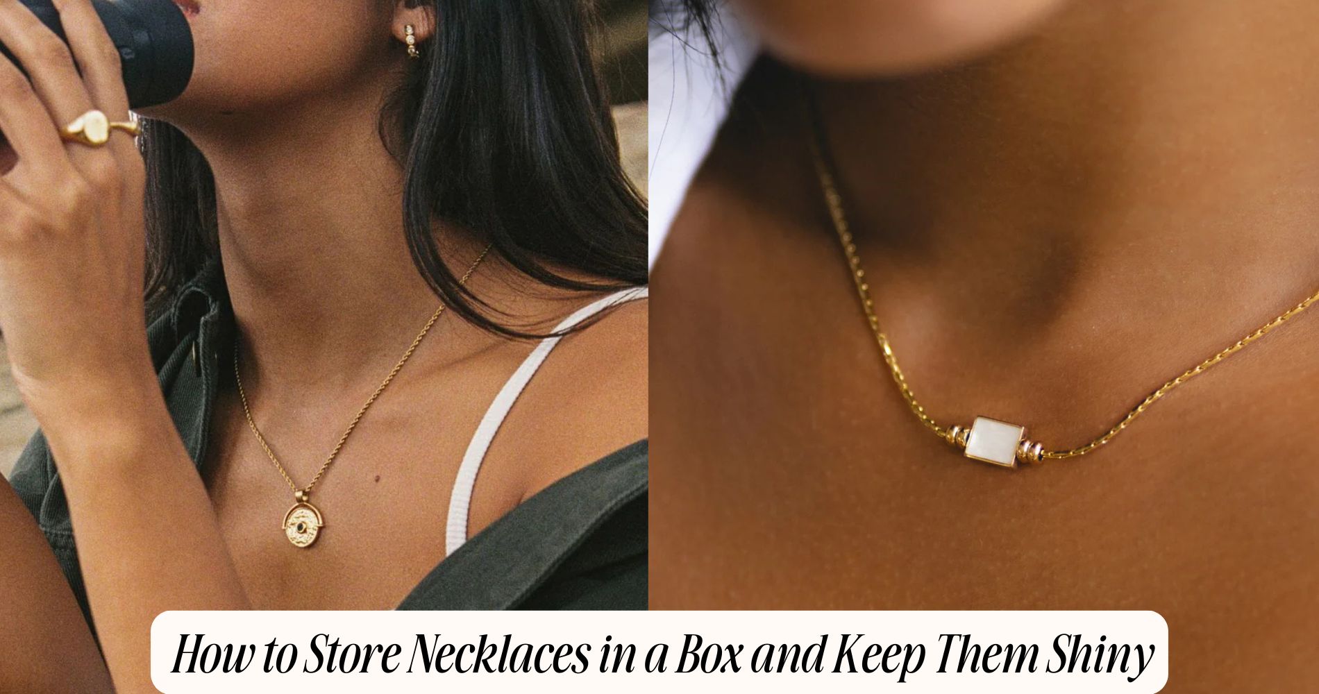 how to store necklaces in a box