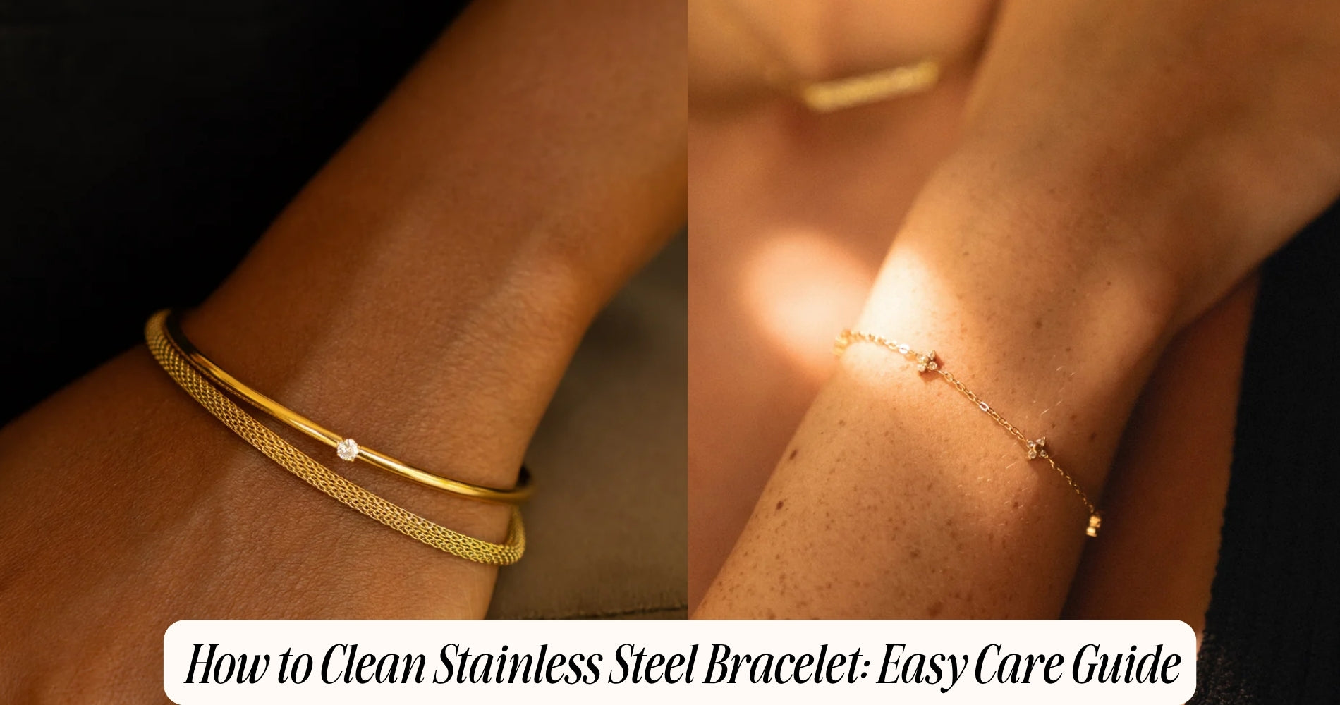how to clean stainless steel bracelet