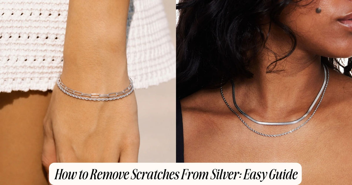 how to remove scratches from silver