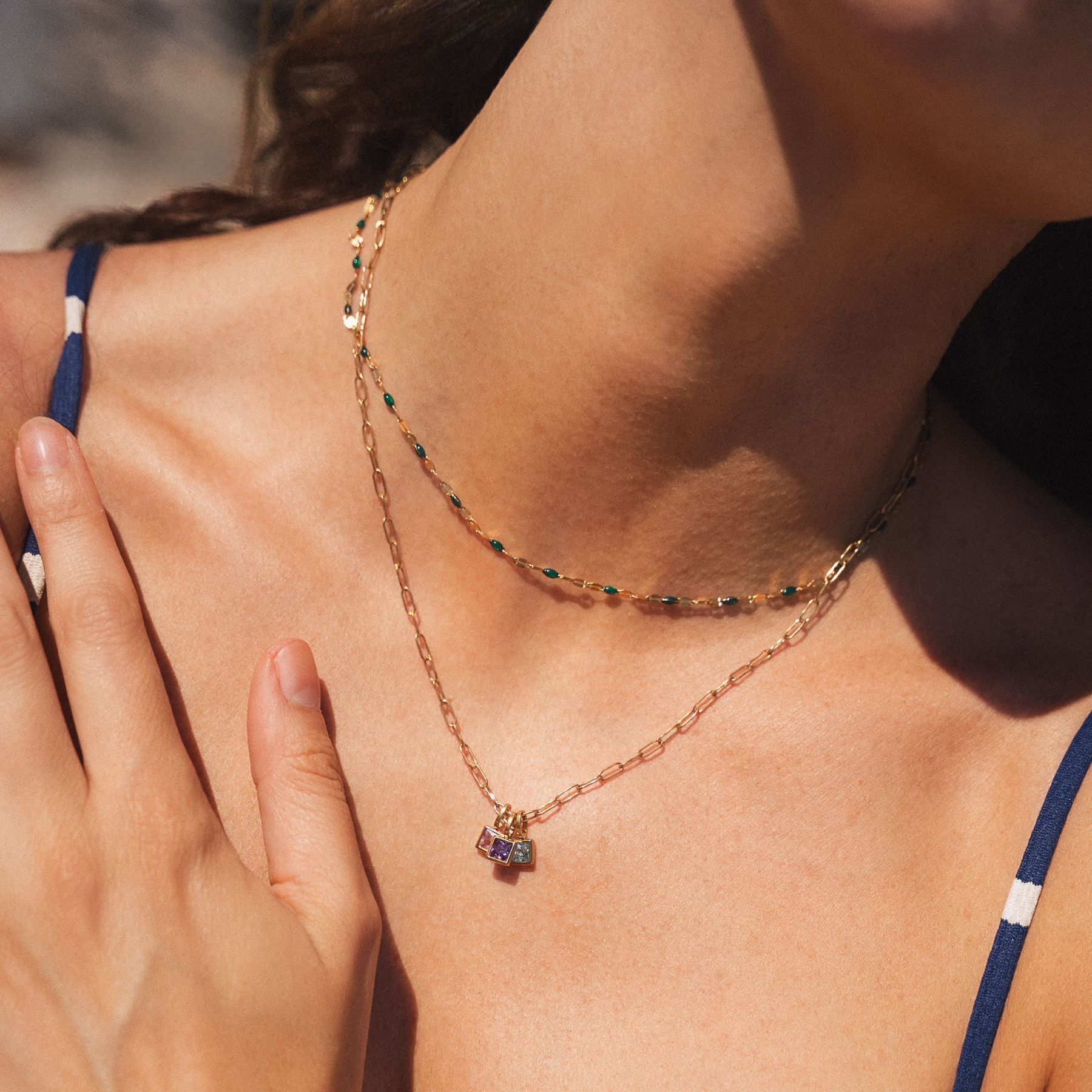 Customizable Birthstone Necklace