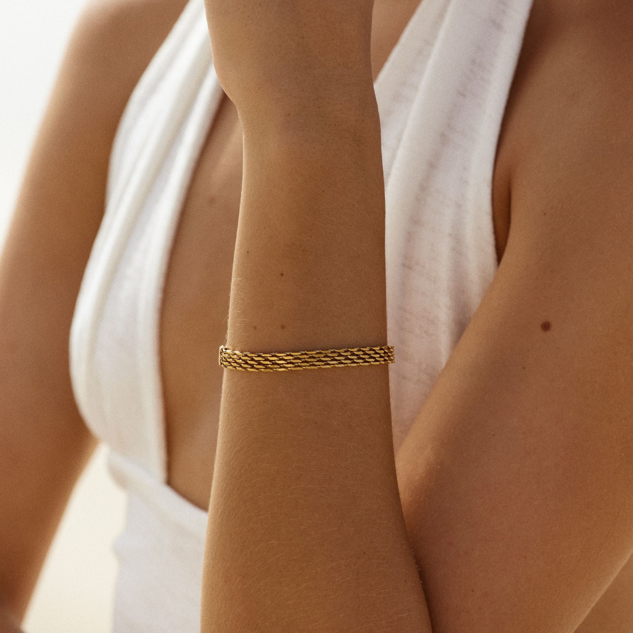 Gold Woven Bracelet