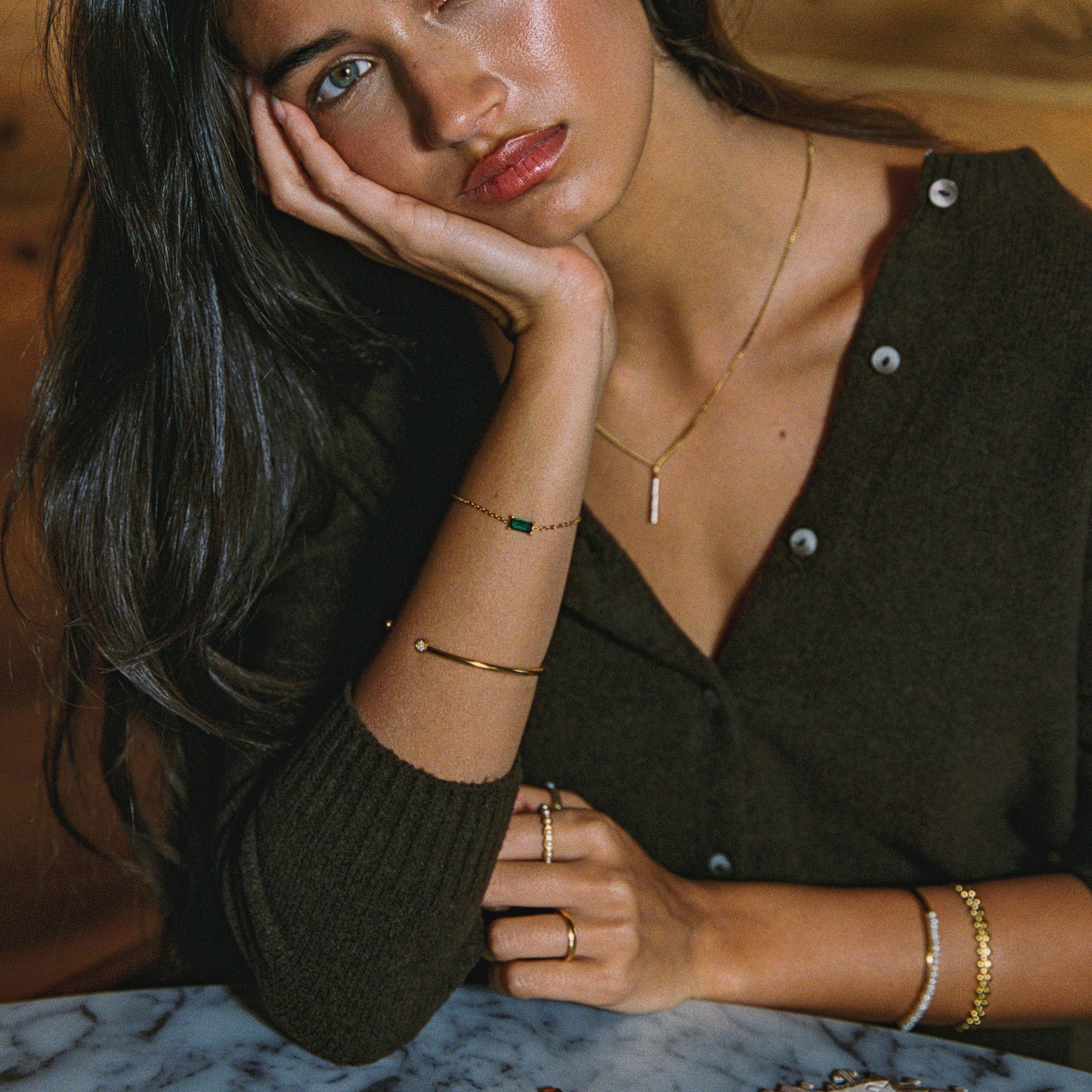 Green Gem Bracelet