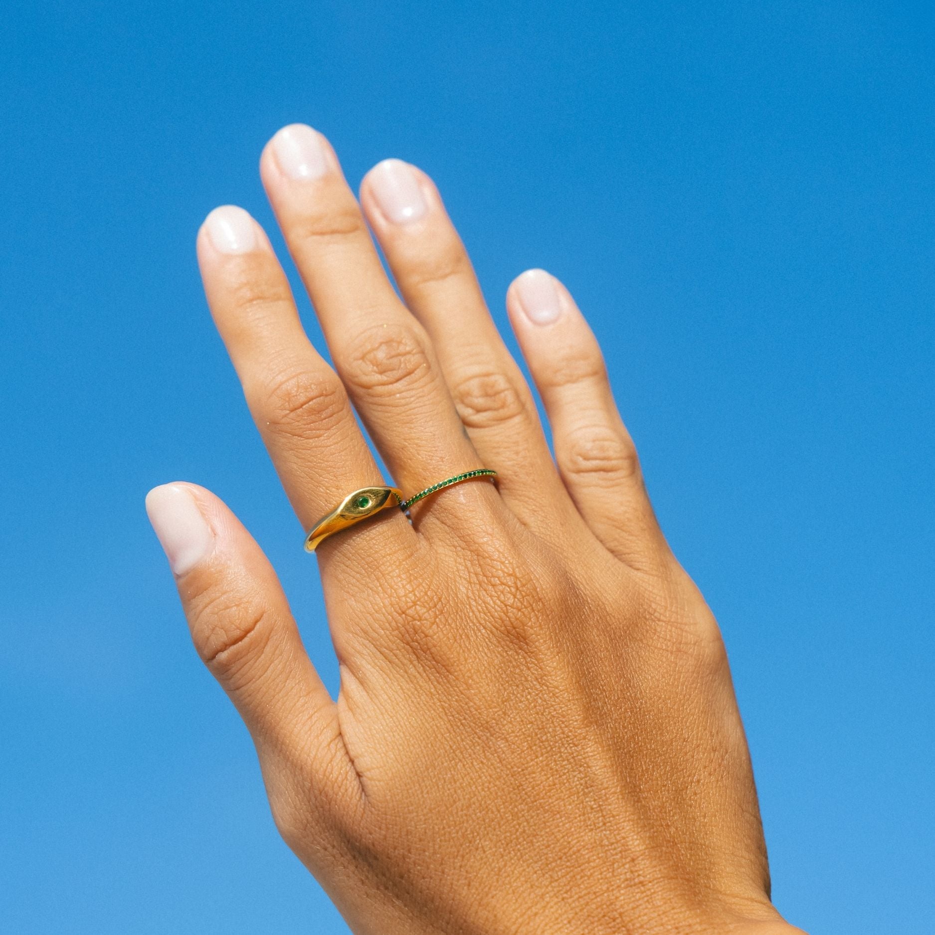 Green Glimmer Ring