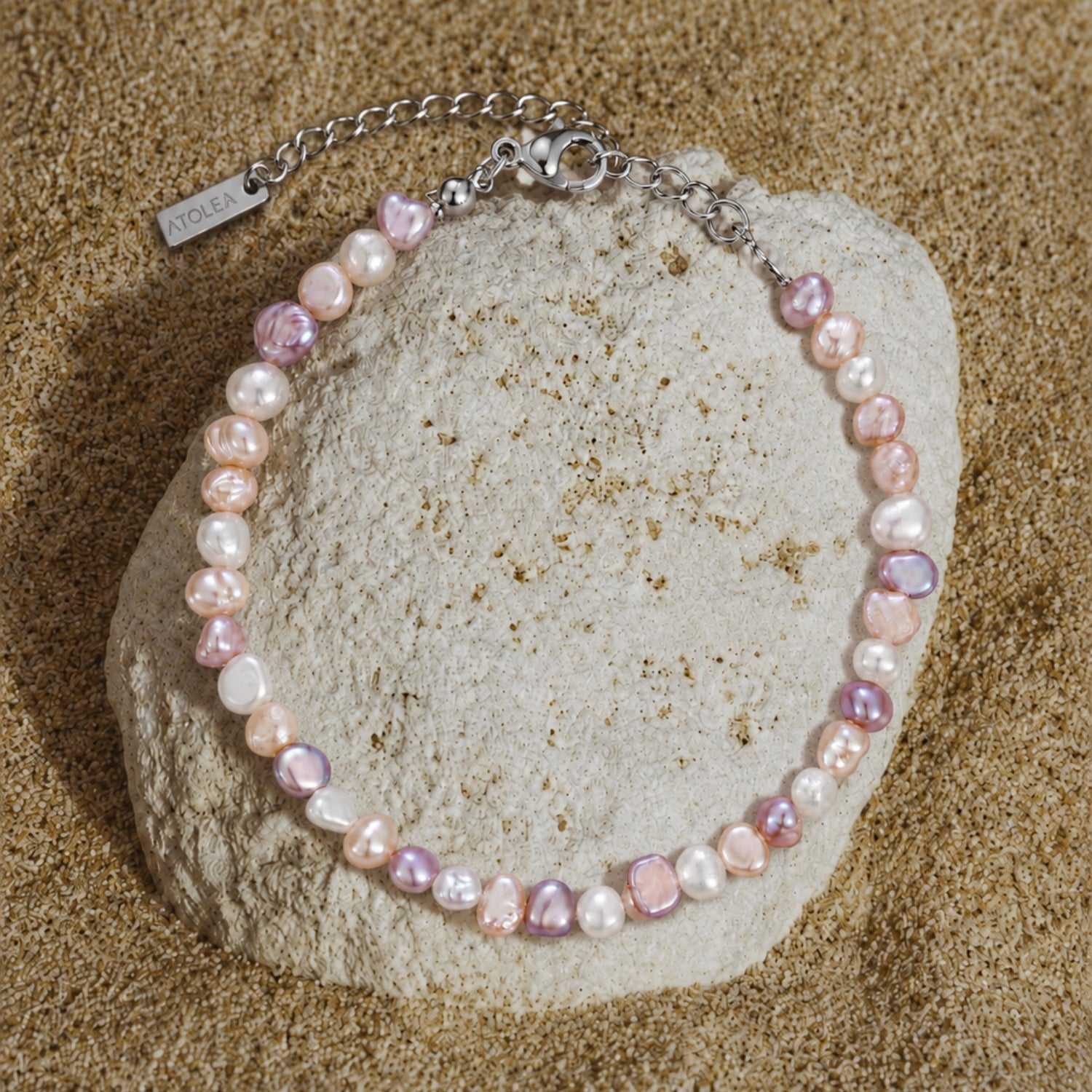 Minimalist Pearl Anklet