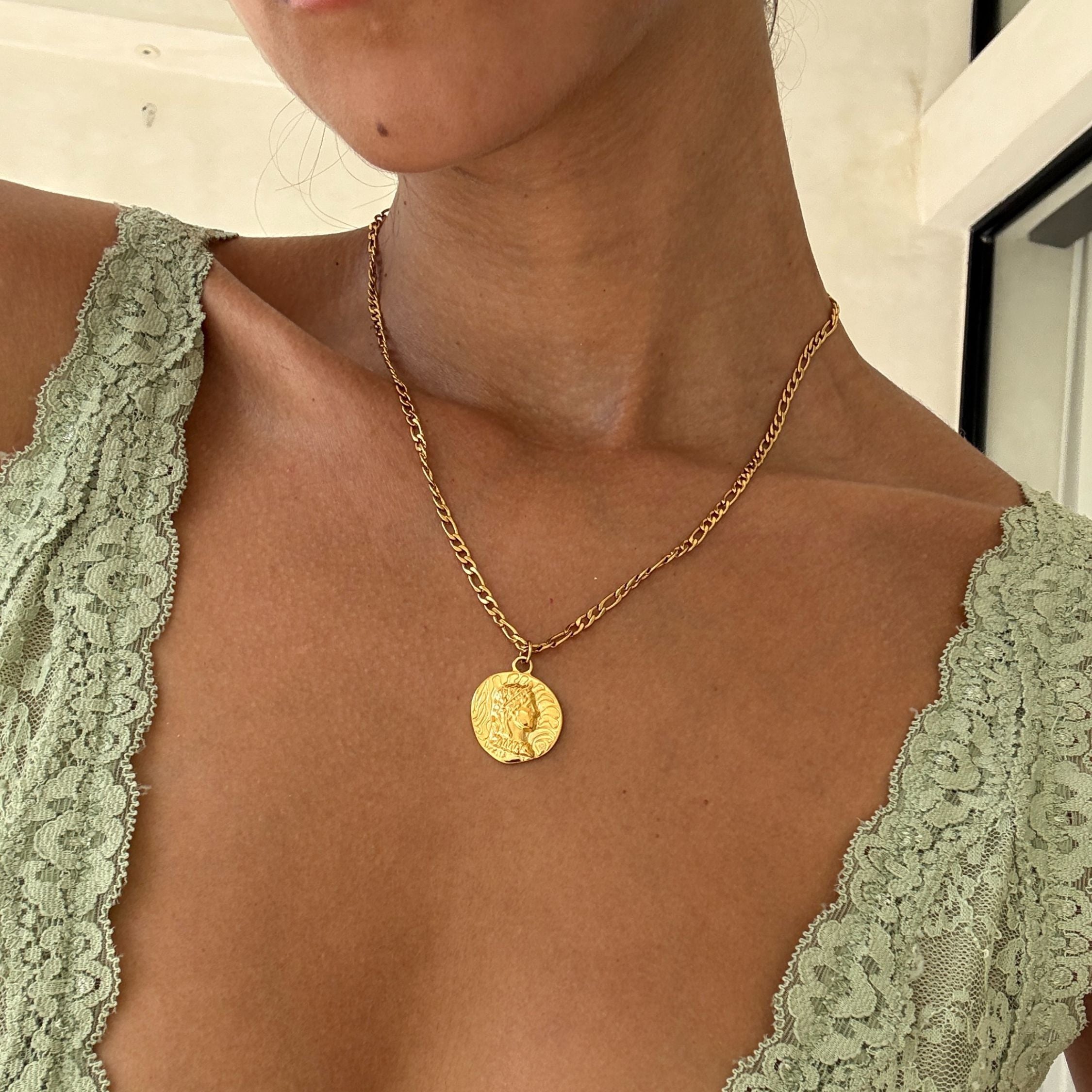 Roman Coin Necklace