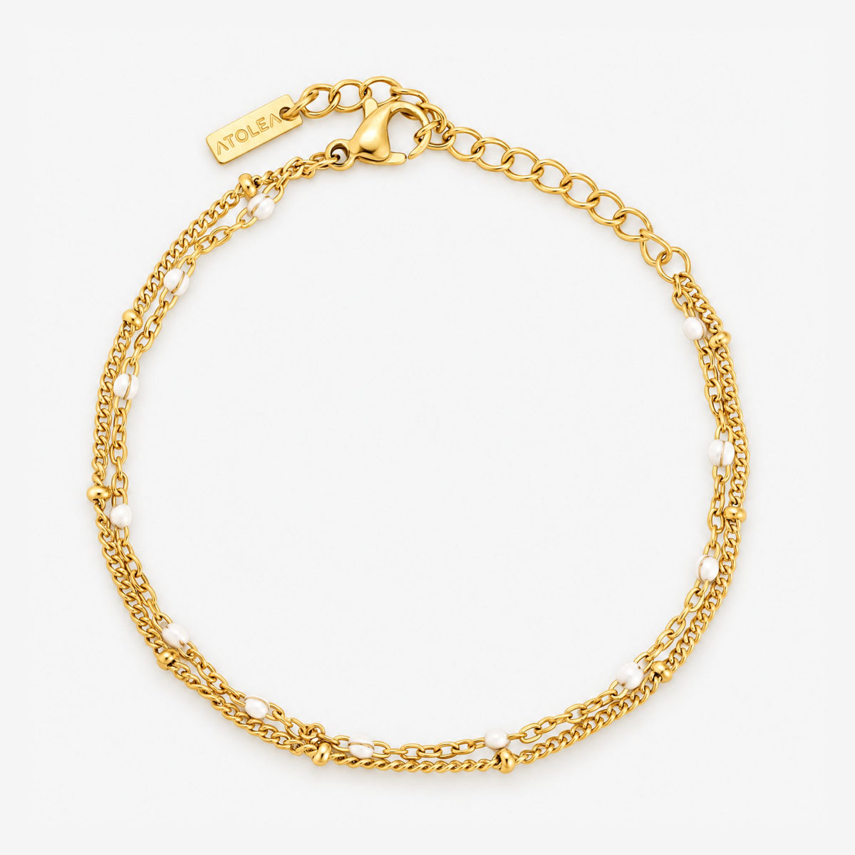 Simple White Bracelet