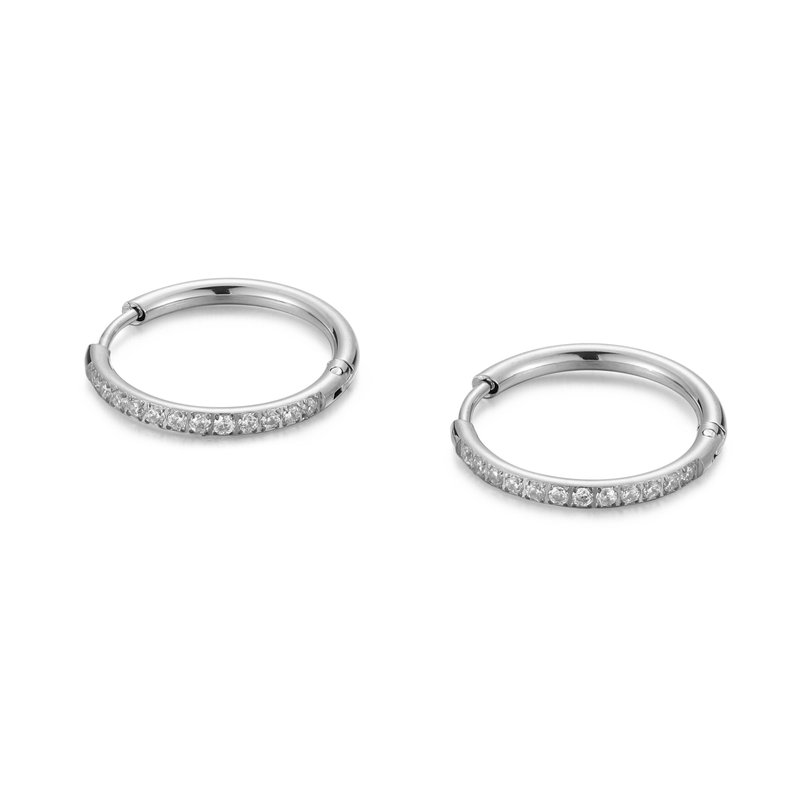 Sparkle Hoop Earrings