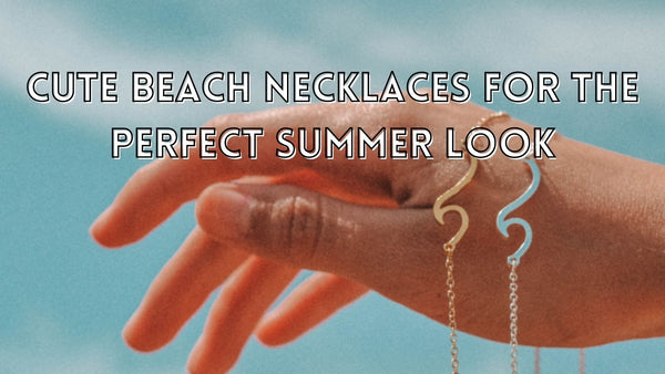 Cute ocean- inspired beach necklace