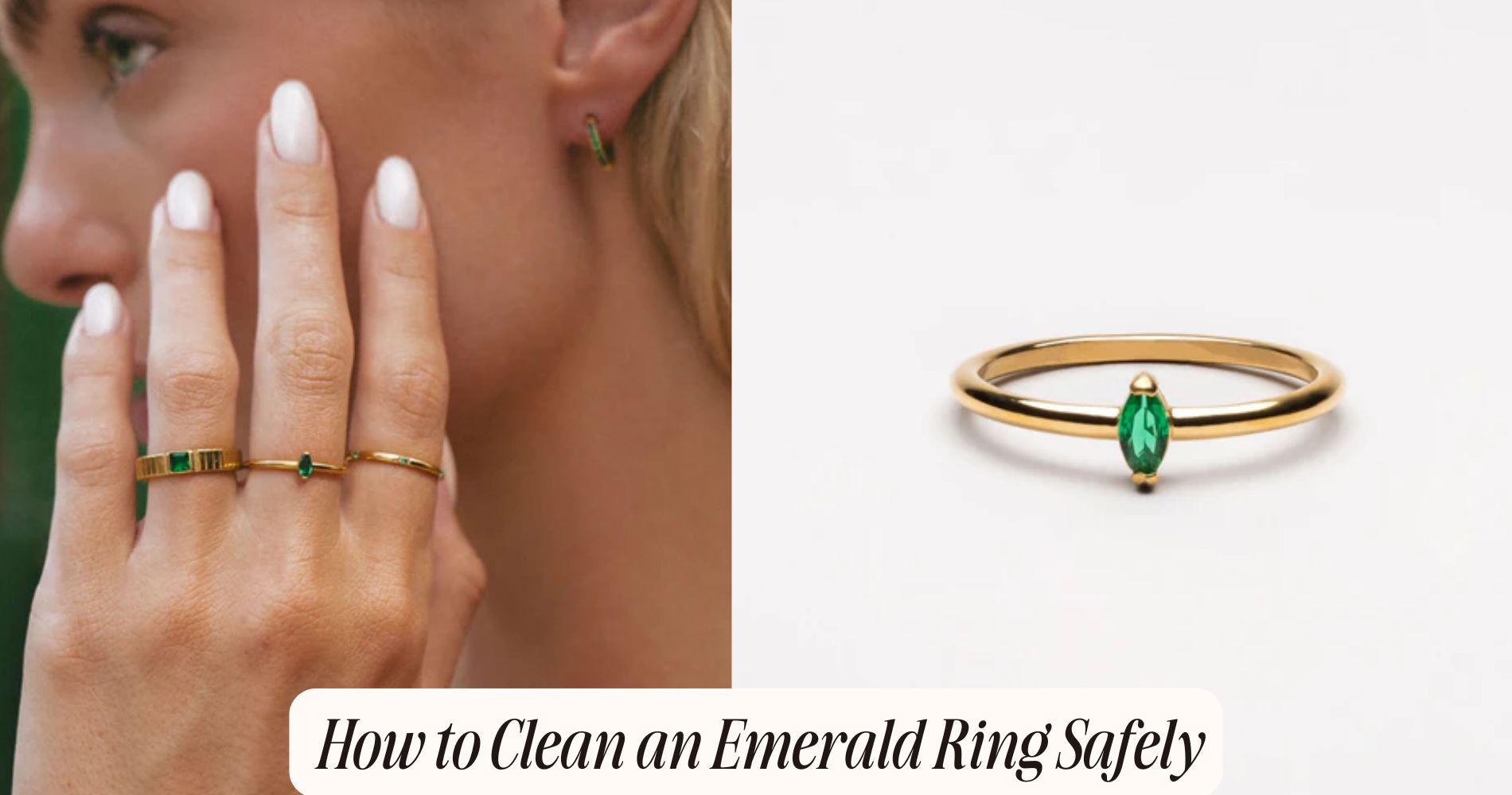 how to clean emerald ring