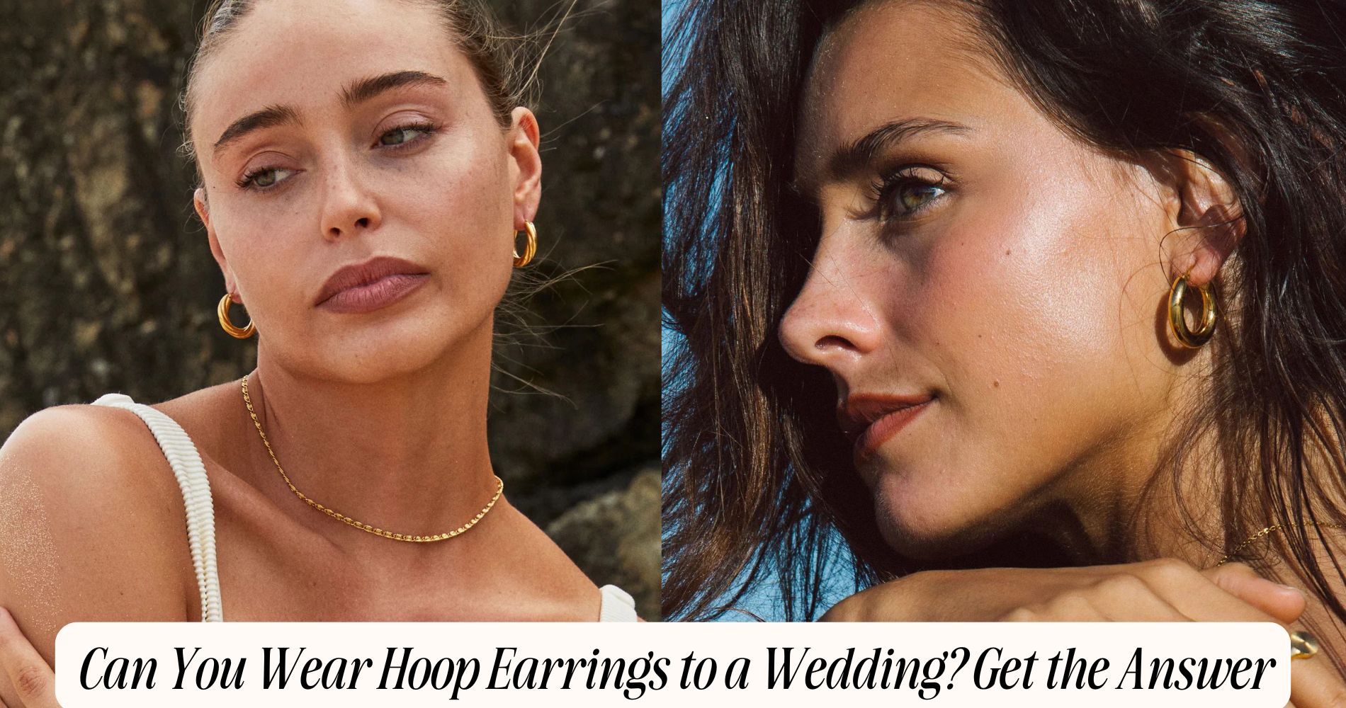 can you wear hoop earrings to a wedding​