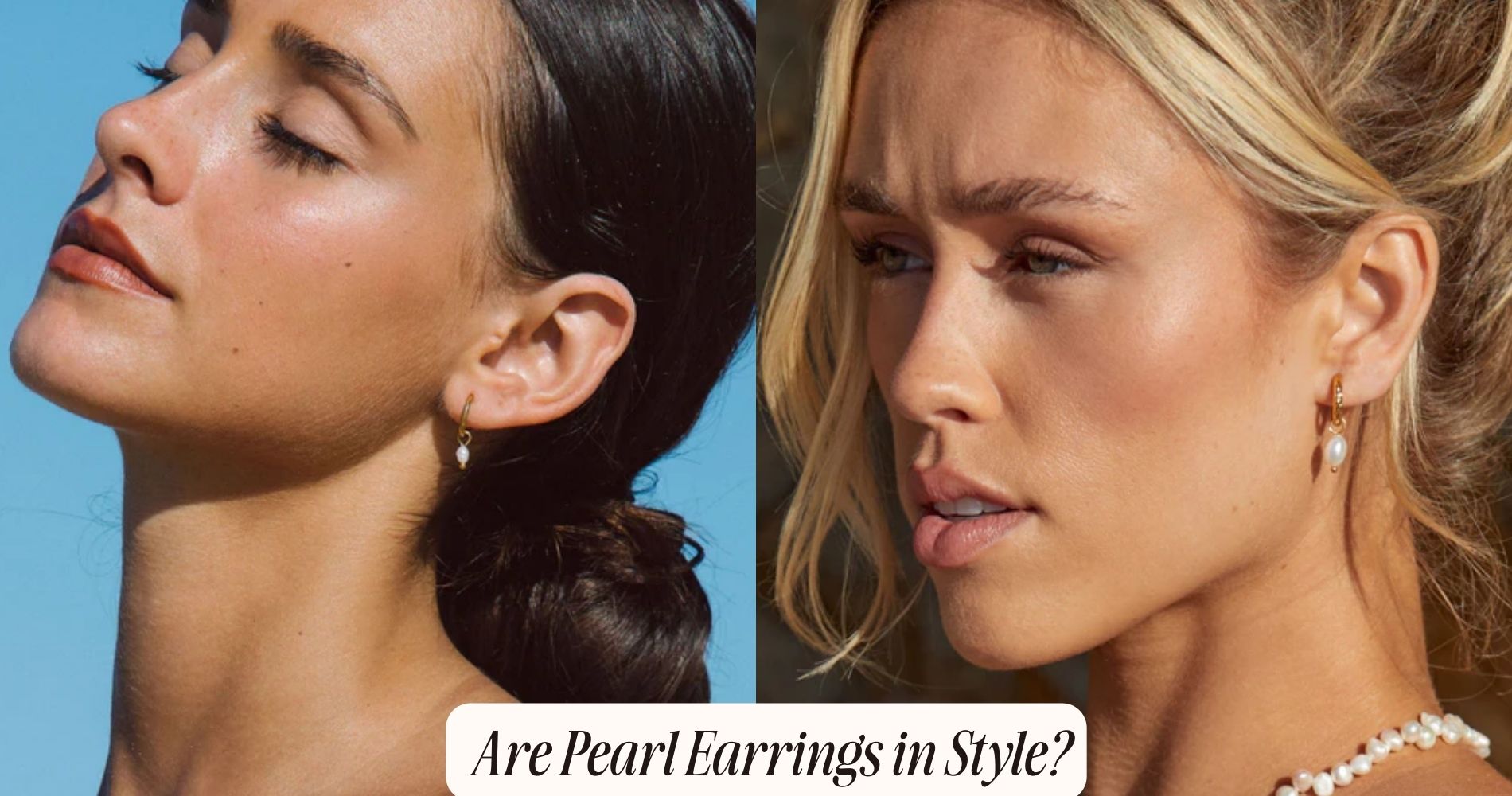 are pearl earrings in style