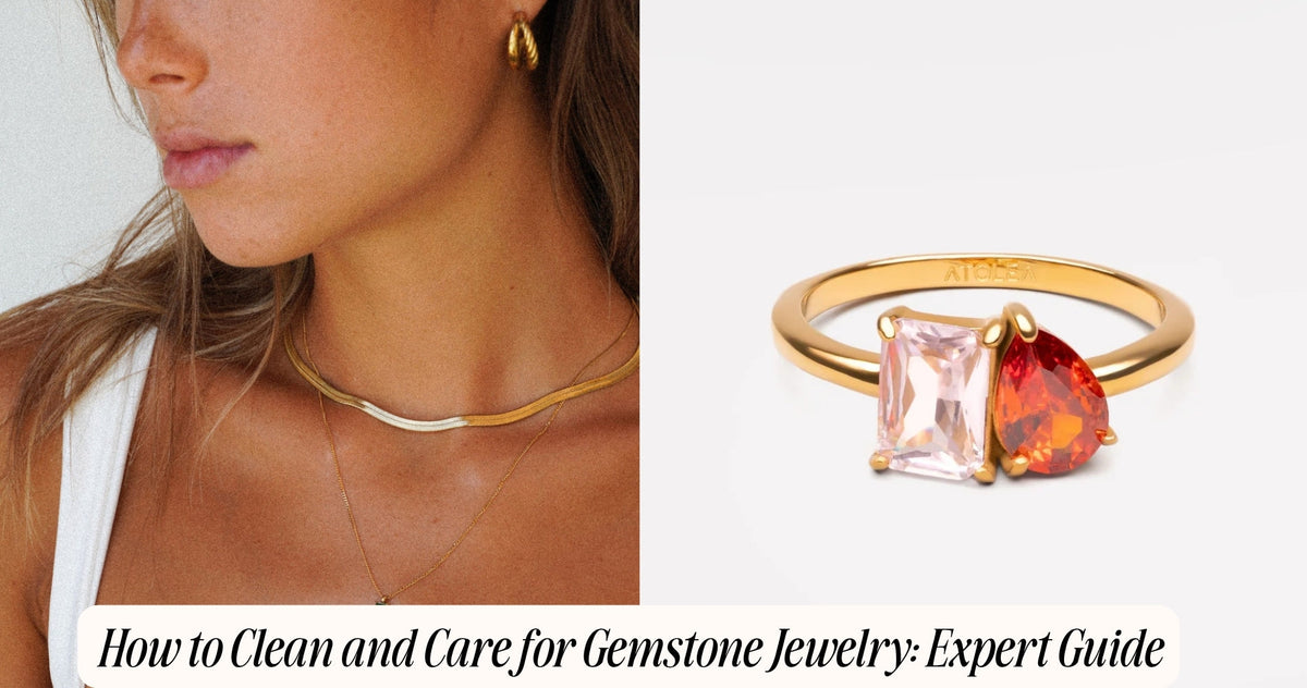 how to clean and care for gemstone jewelry