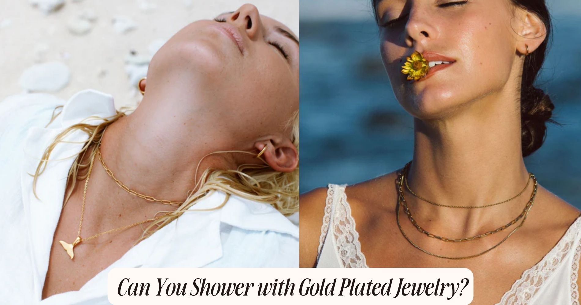 can you shower with gold plated jewelry