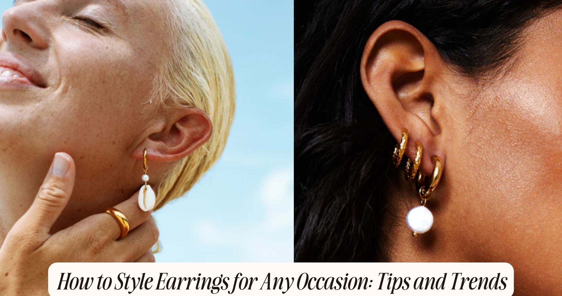 how to style earrings