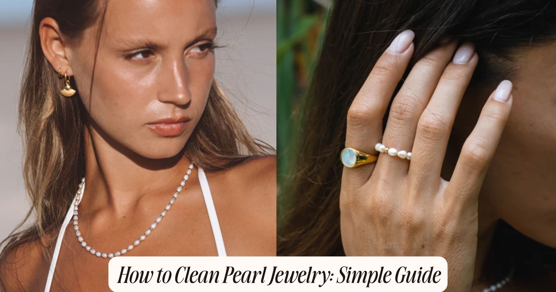 how to clean pearl jewelry