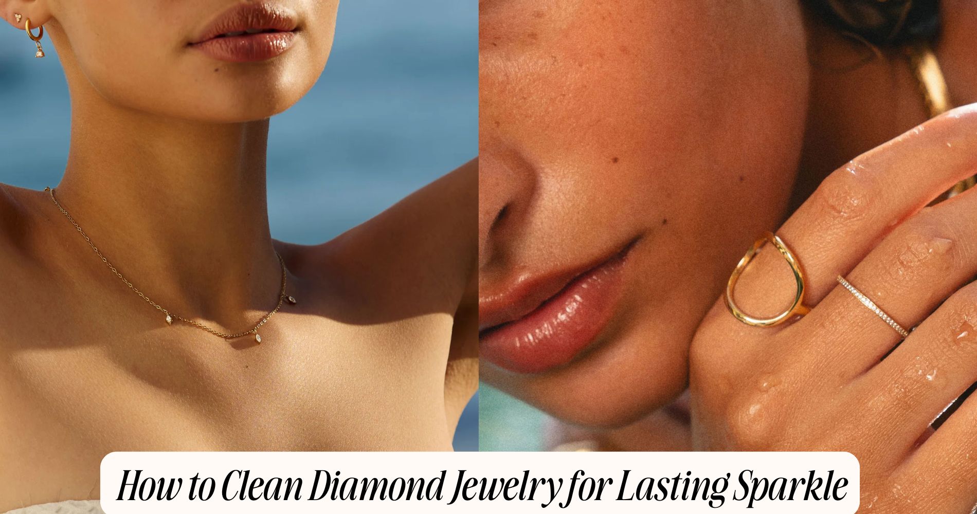 how to clean diamond jewelry