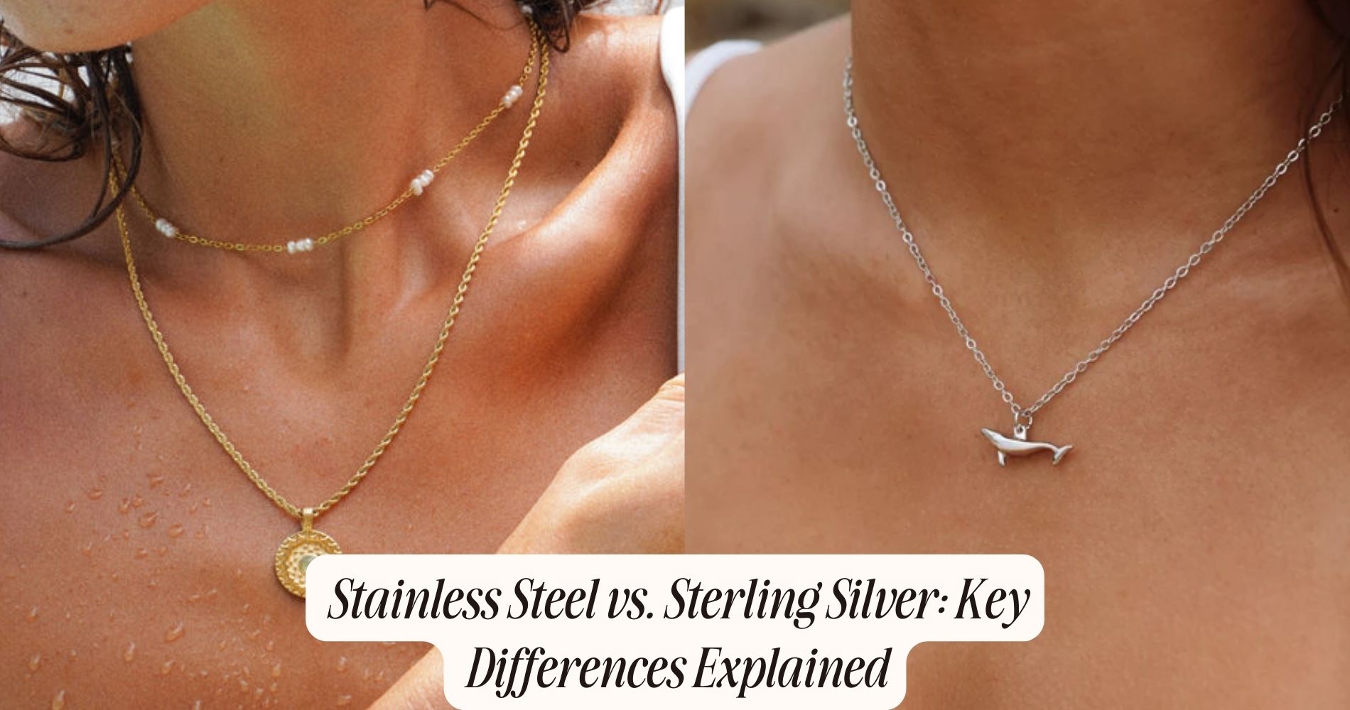 what's the difference between stainless steel and sterling silver