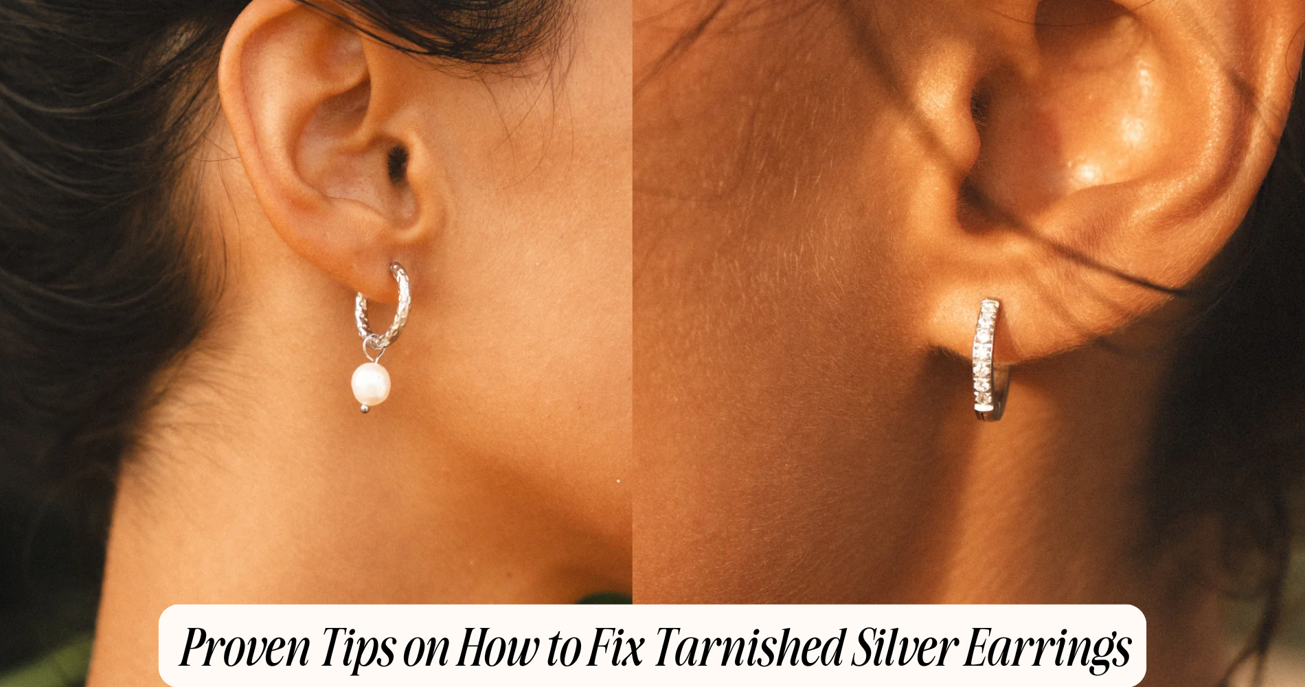 how to fix tarnished silver earrings