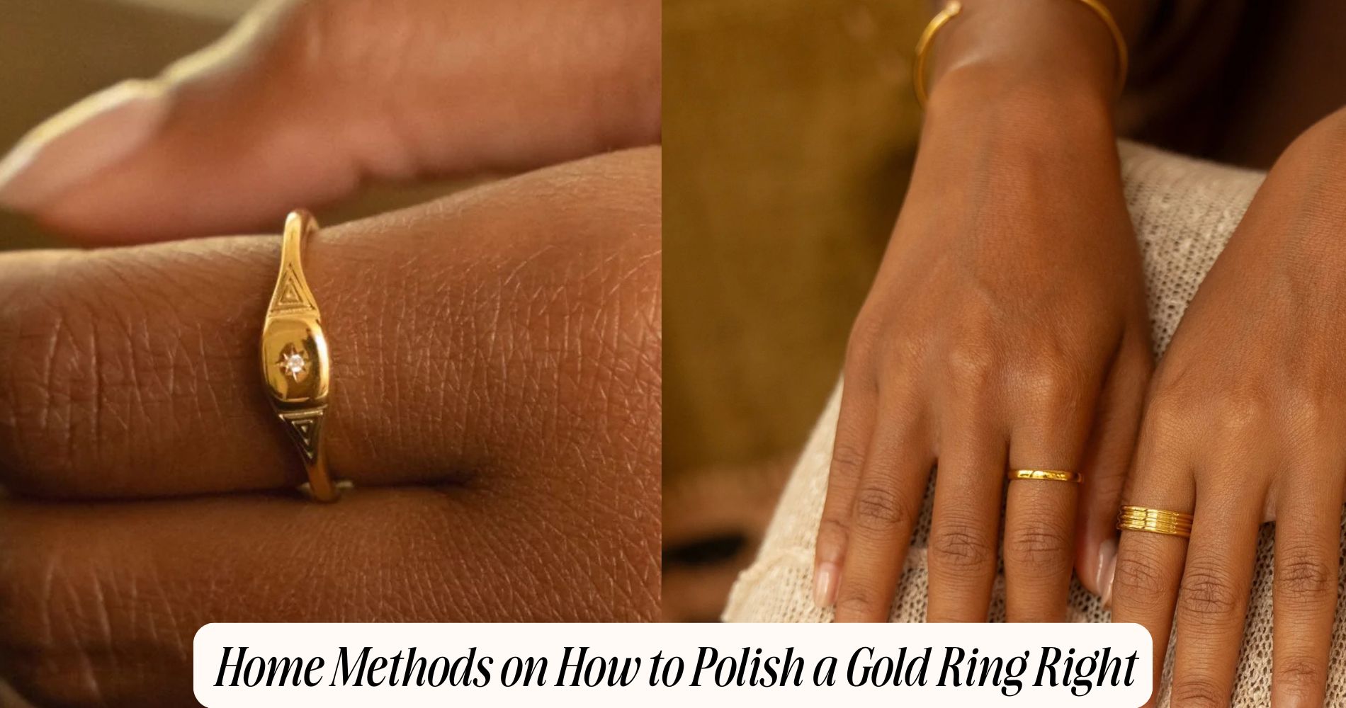 how to polish a gold ring