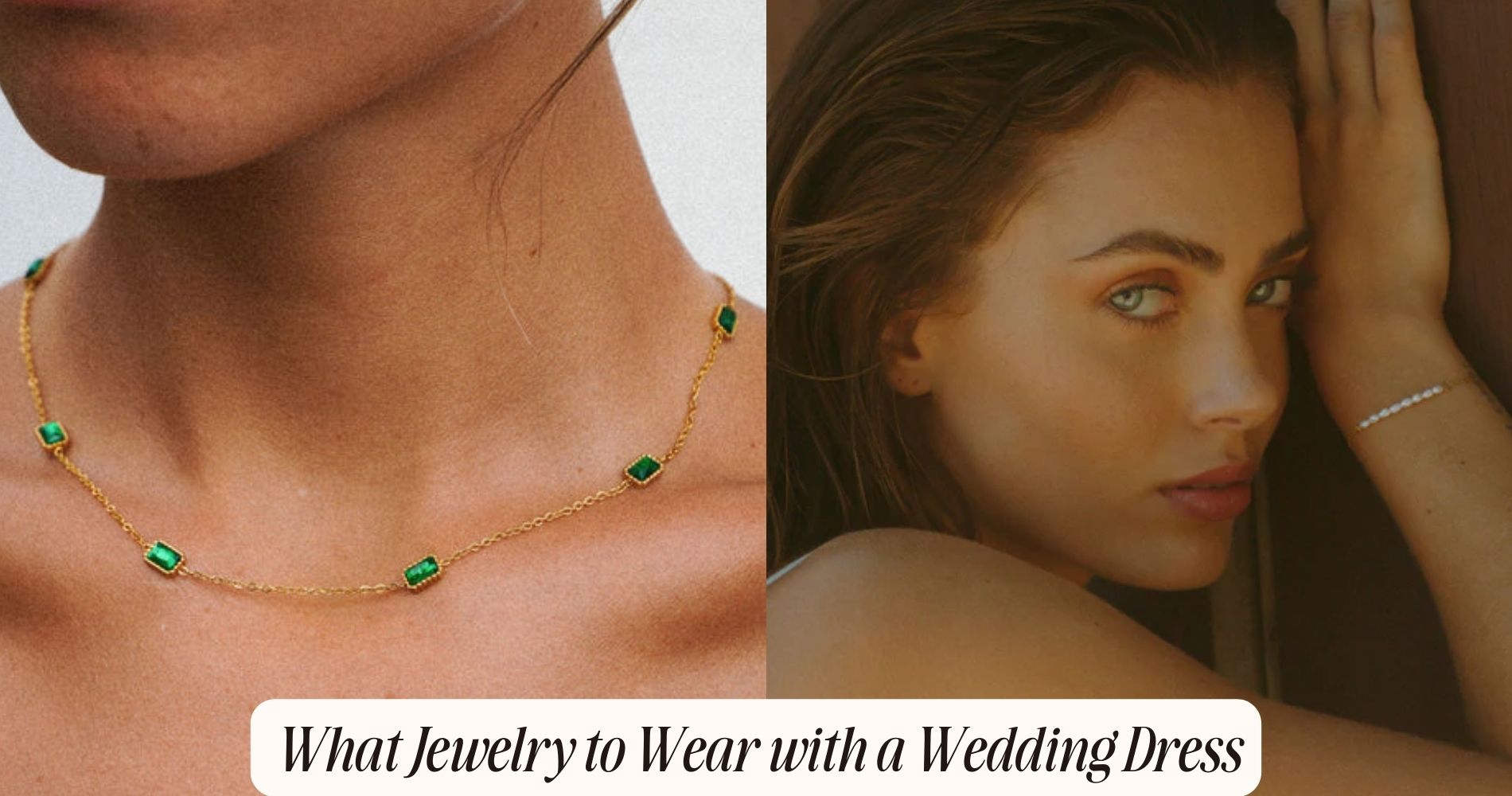 what jewelry to wear with wedding dress