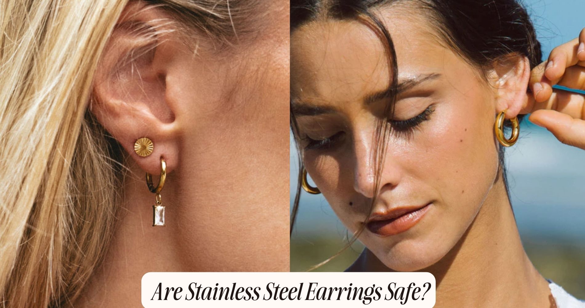 are stainless steel earrings safe