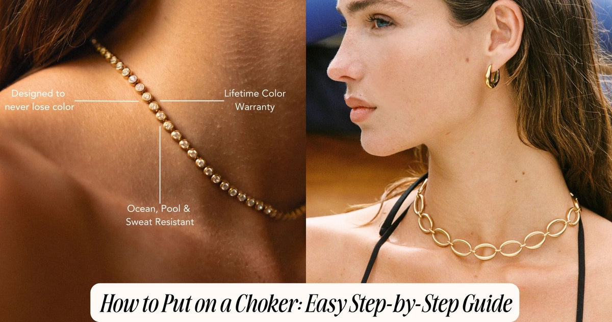 how to put on a choker