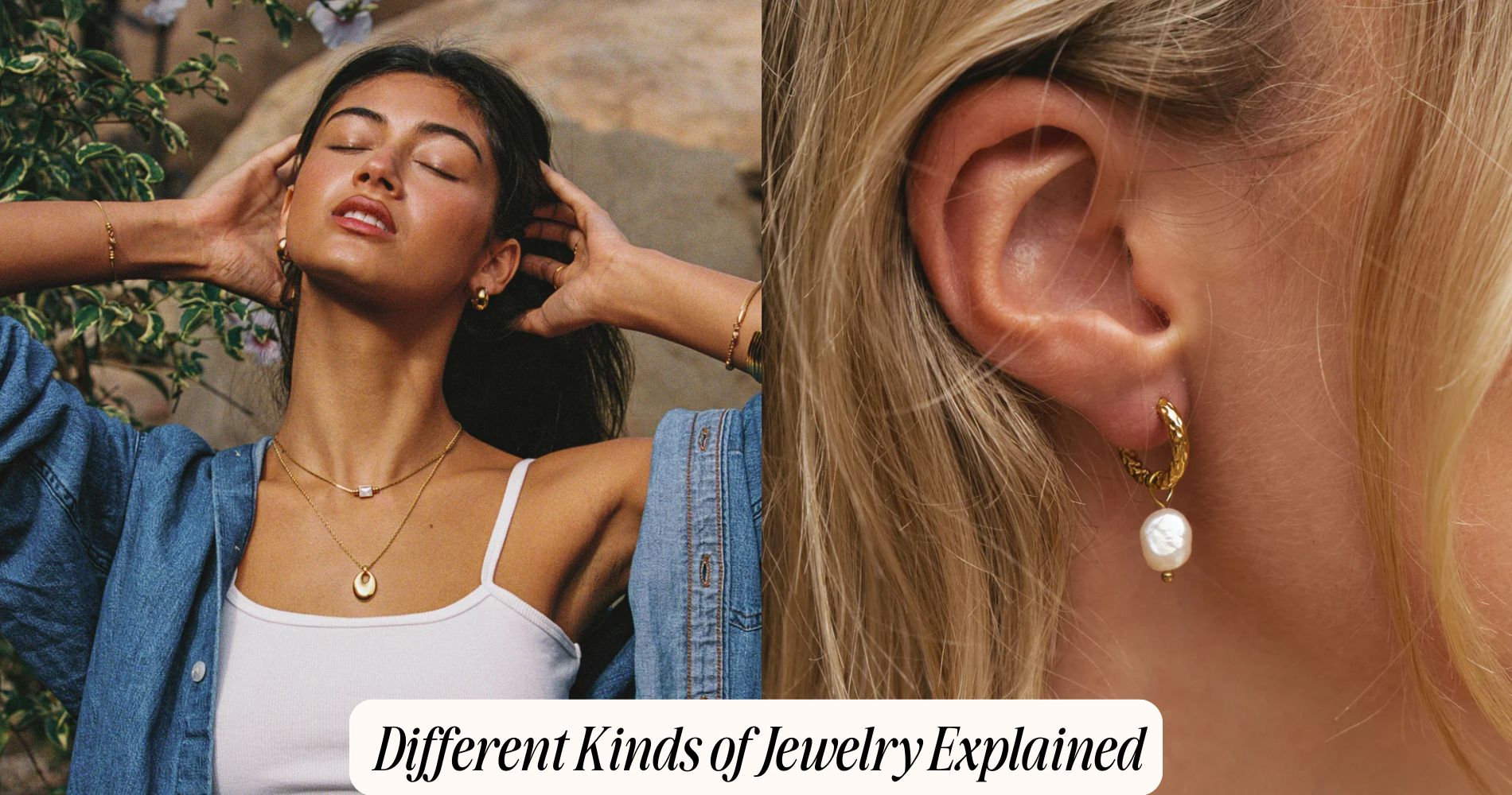 different kinds of jewelry