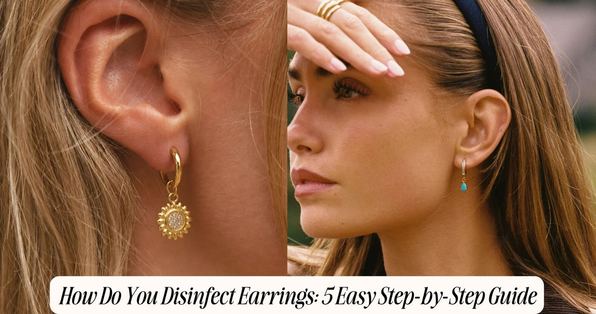 how do you disinfect earrings