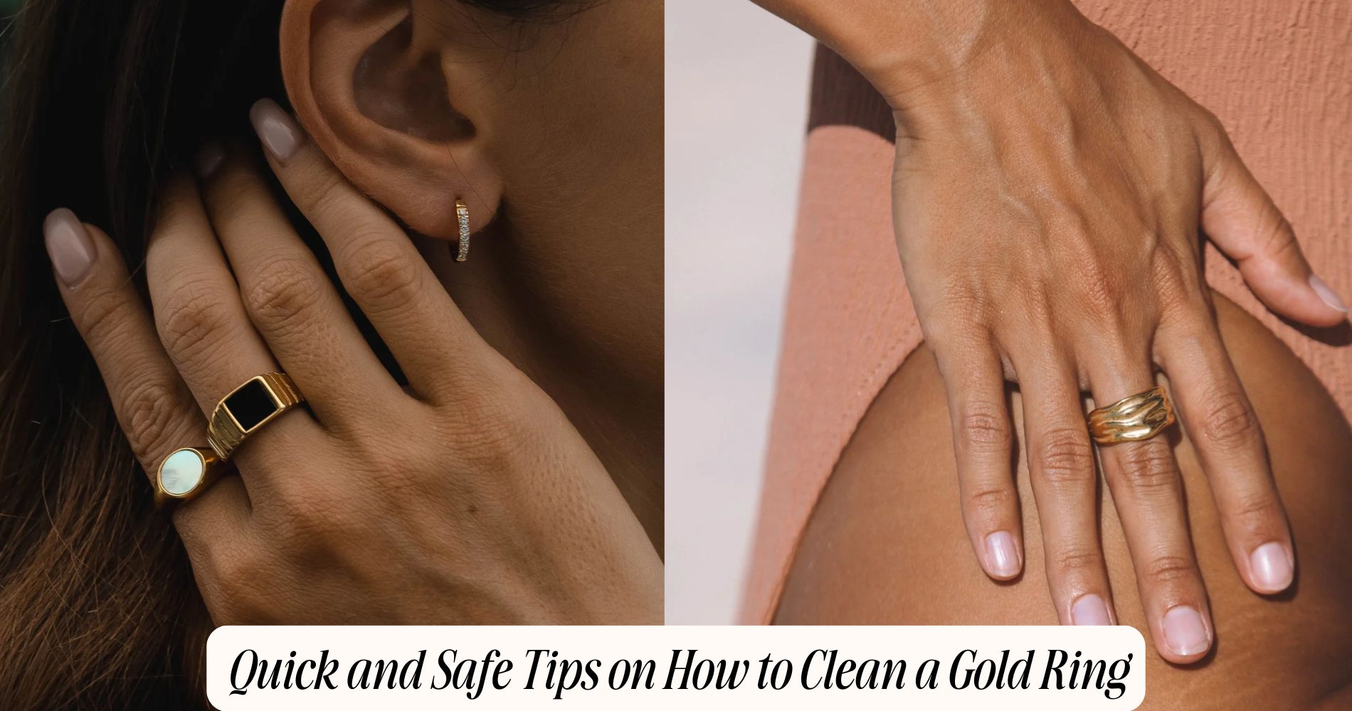 how to clean a gold ring