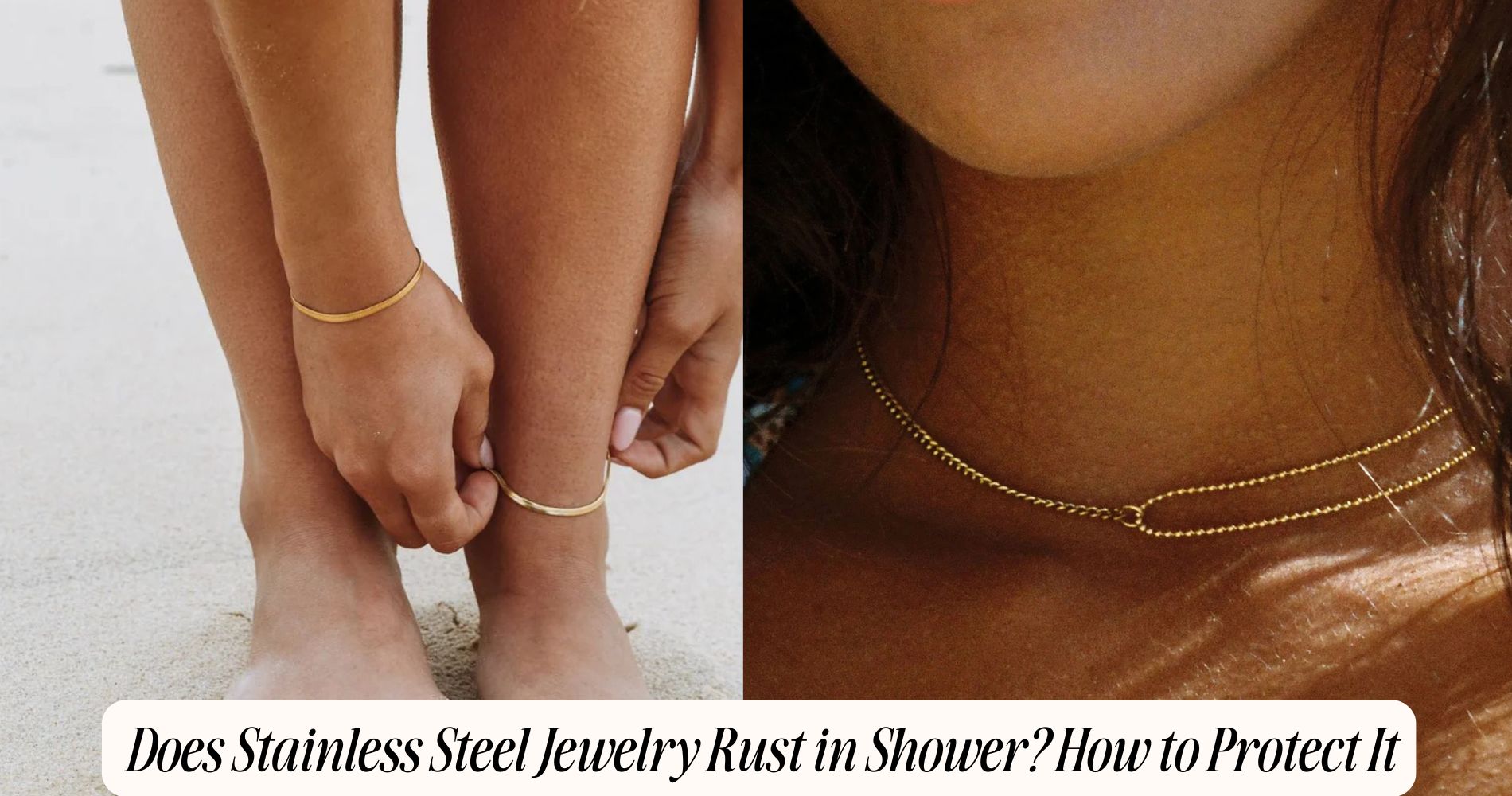 does stainless steel jewelry rust in shower