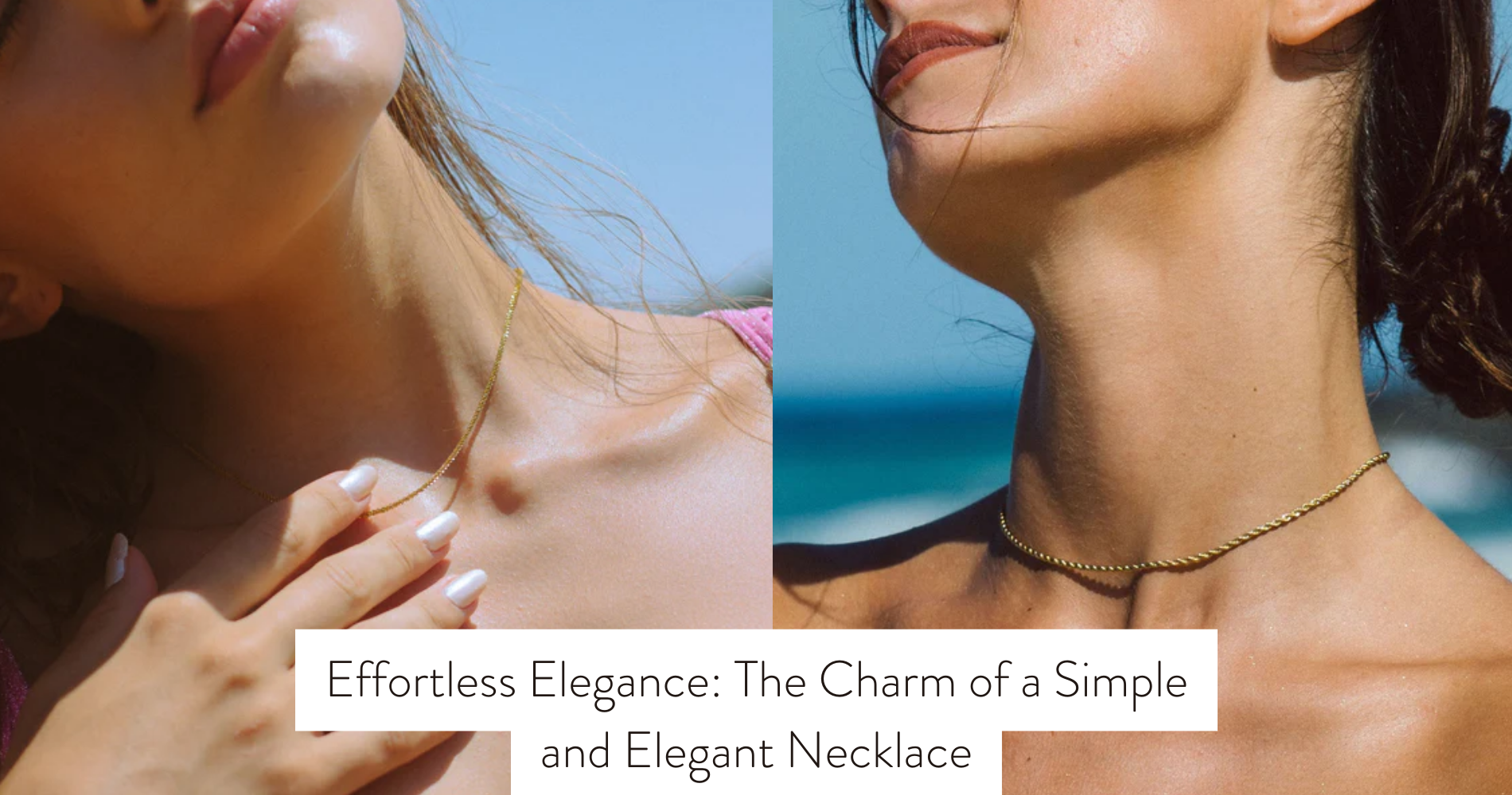 simple elegant necklace