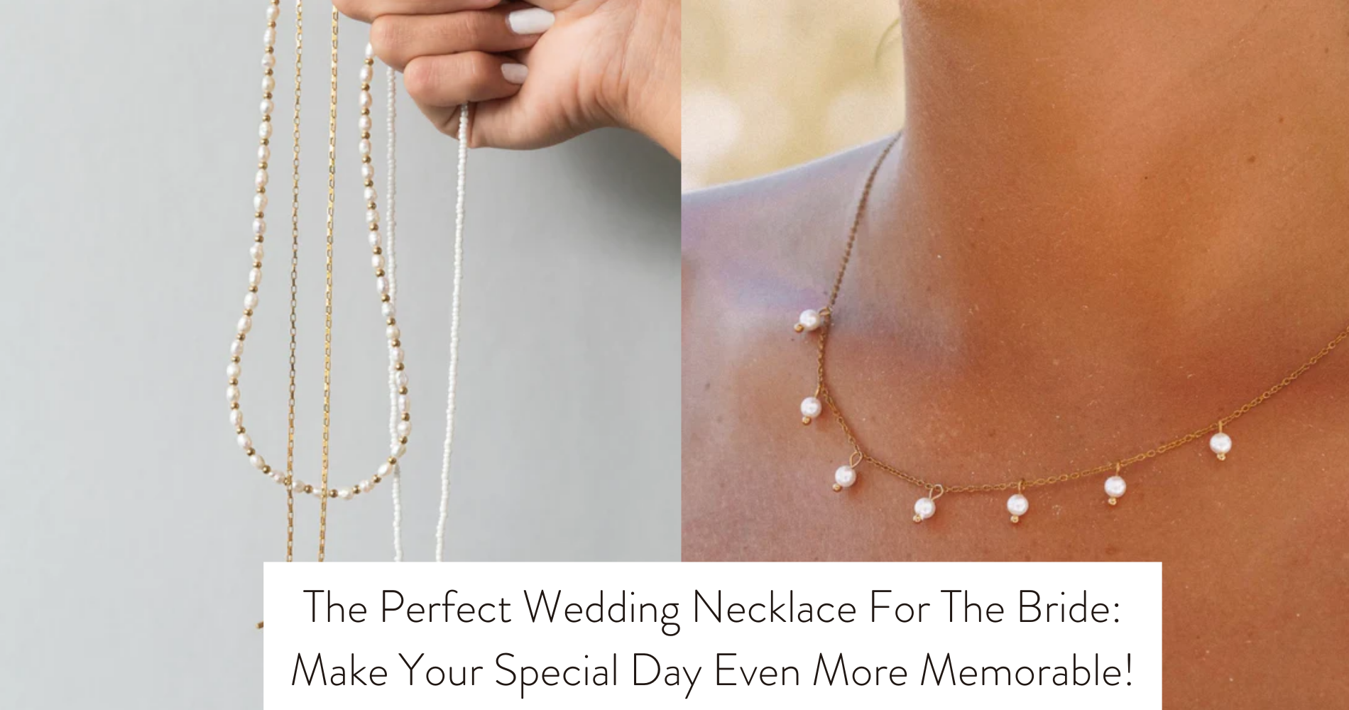 wedding necklace for bride
