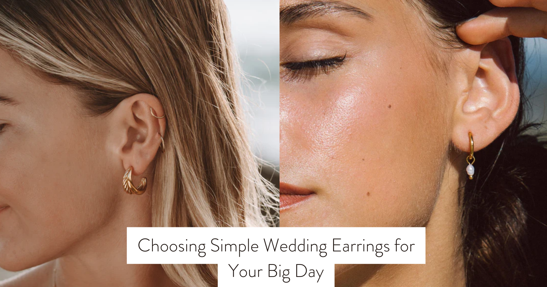 simple wedding earrings