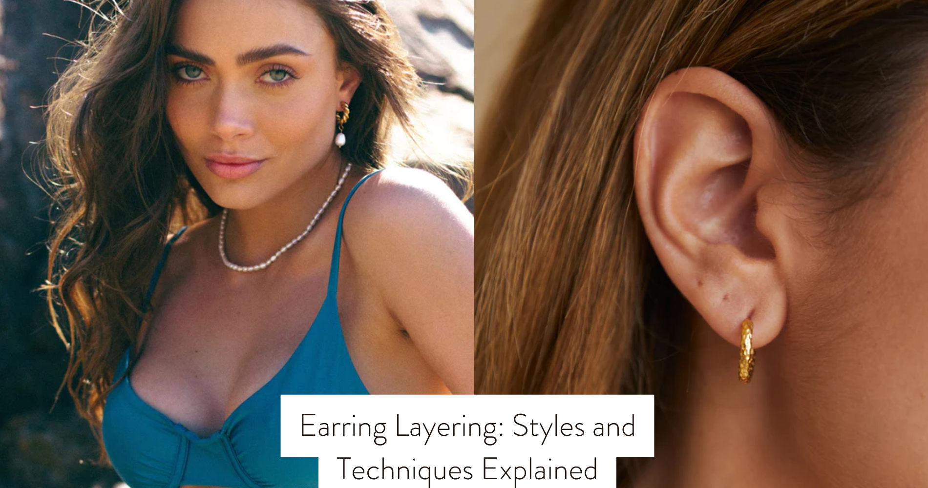 how to layer earrings