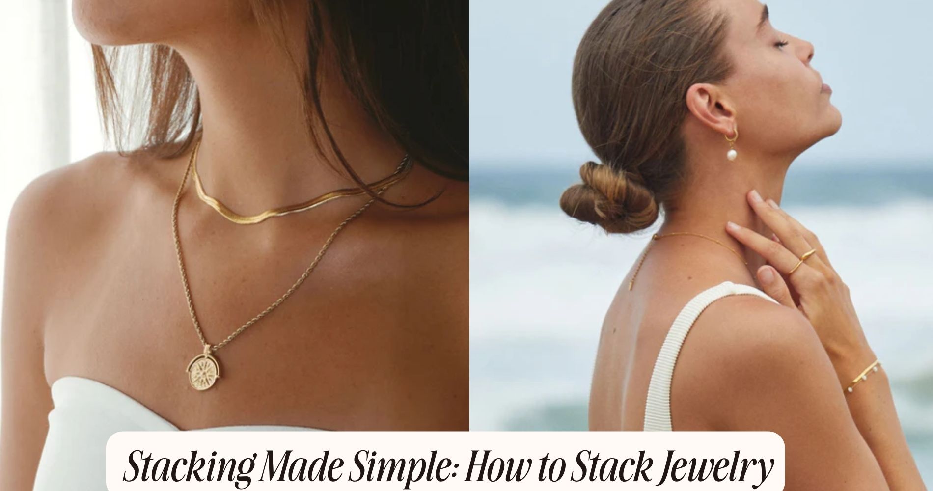 how to stack jewelry