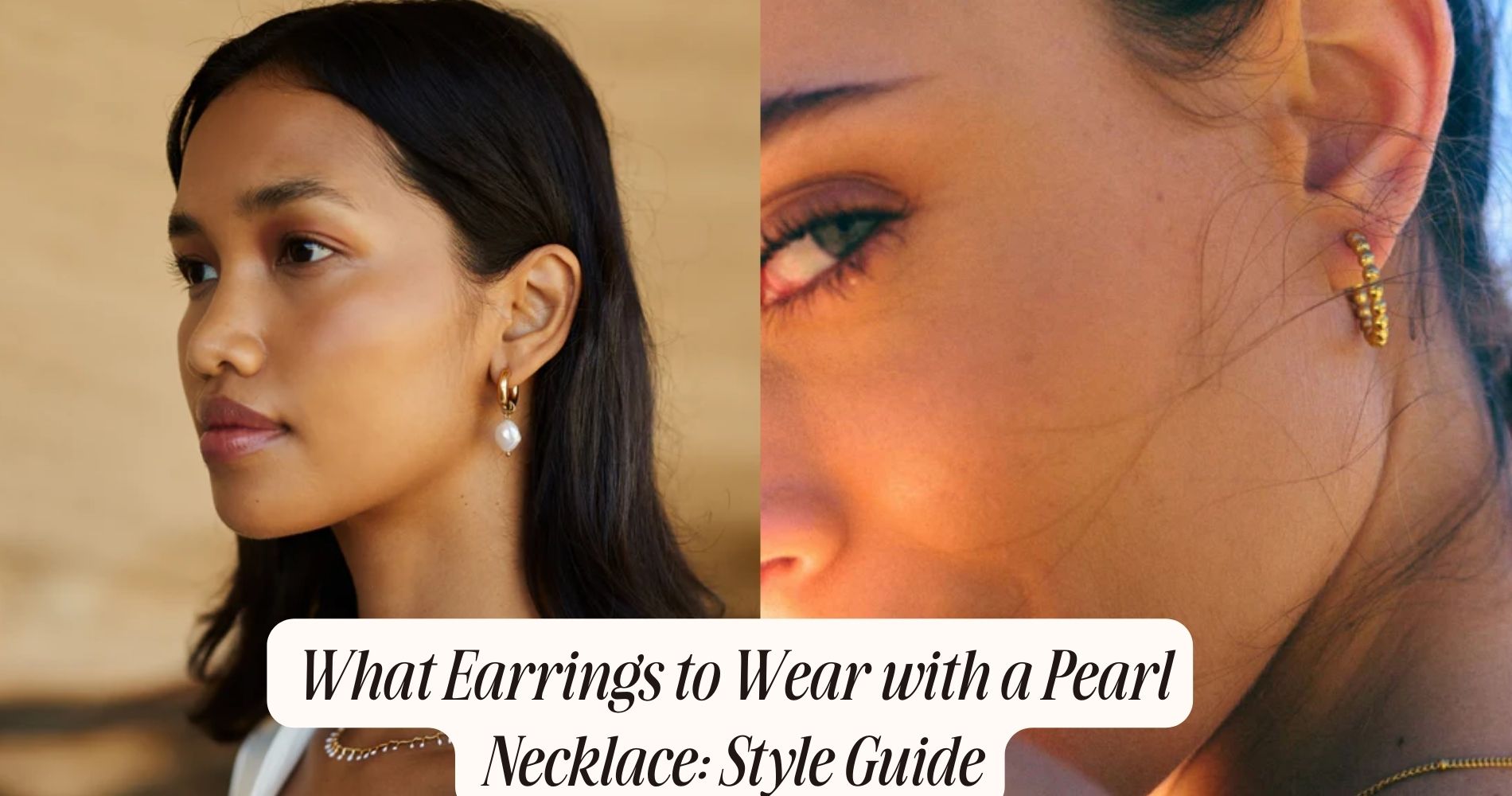 what earrings to wear with pearl necklace