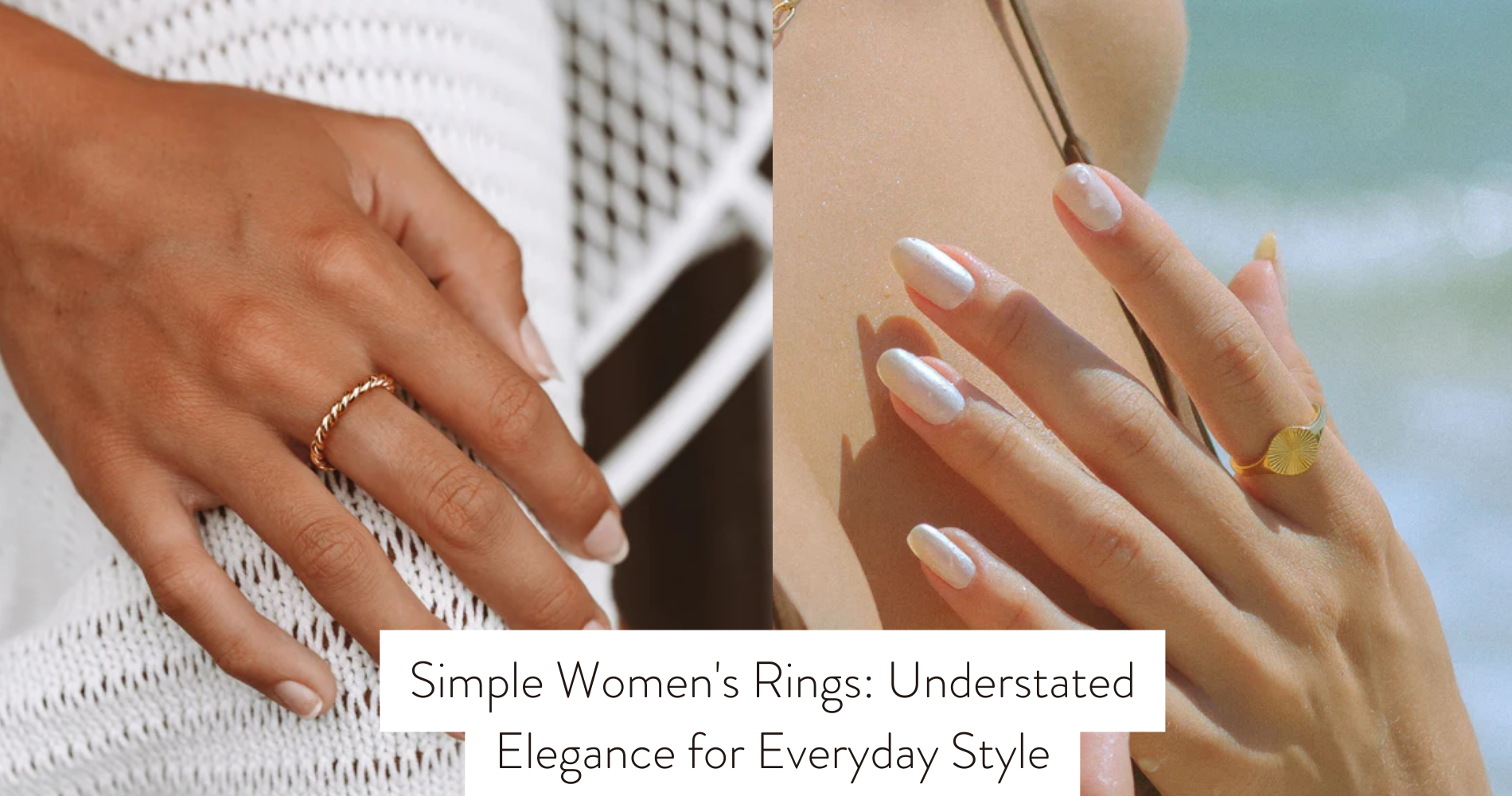 simple womens rings
