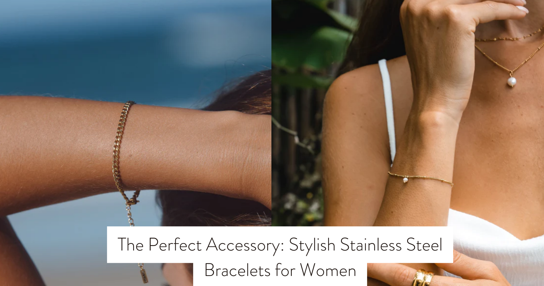 stainless steel bracelets for women