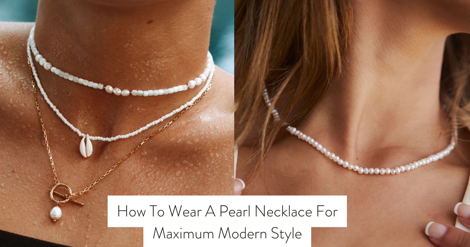 pearl necklace modern