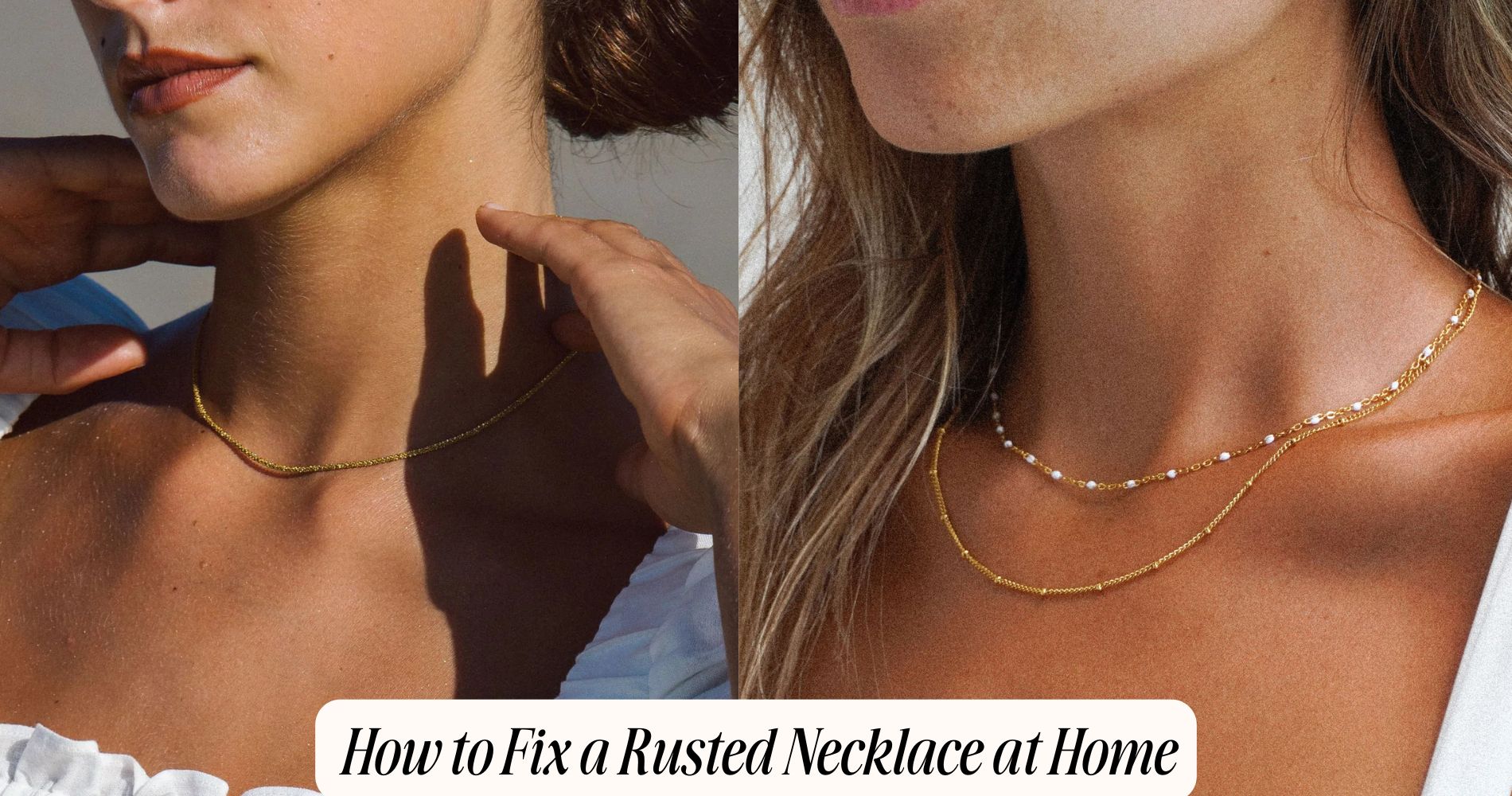 how to fix a rusted necklace​