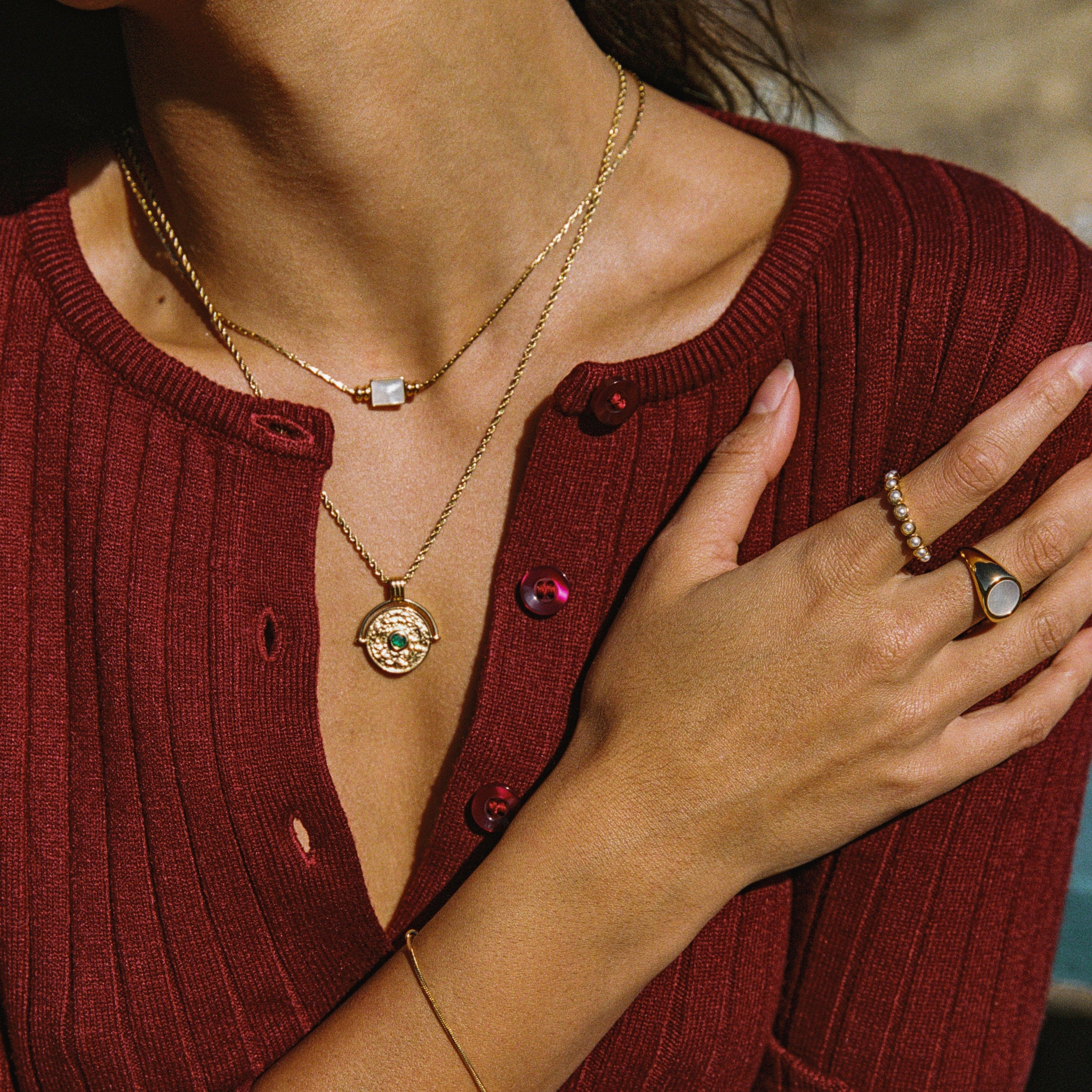Gold Gaia Necklace