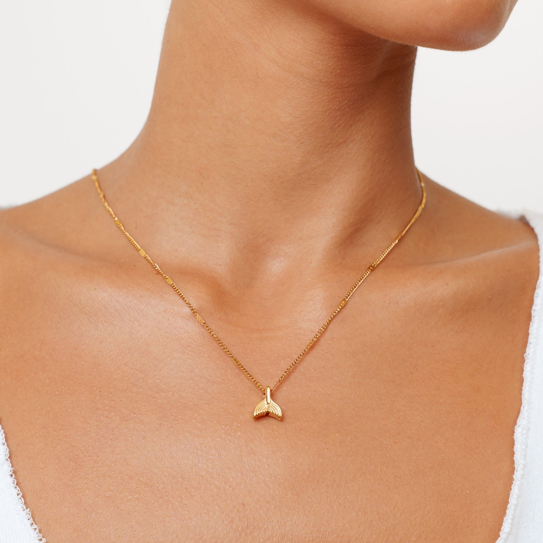 Gold Mermaid Necklace