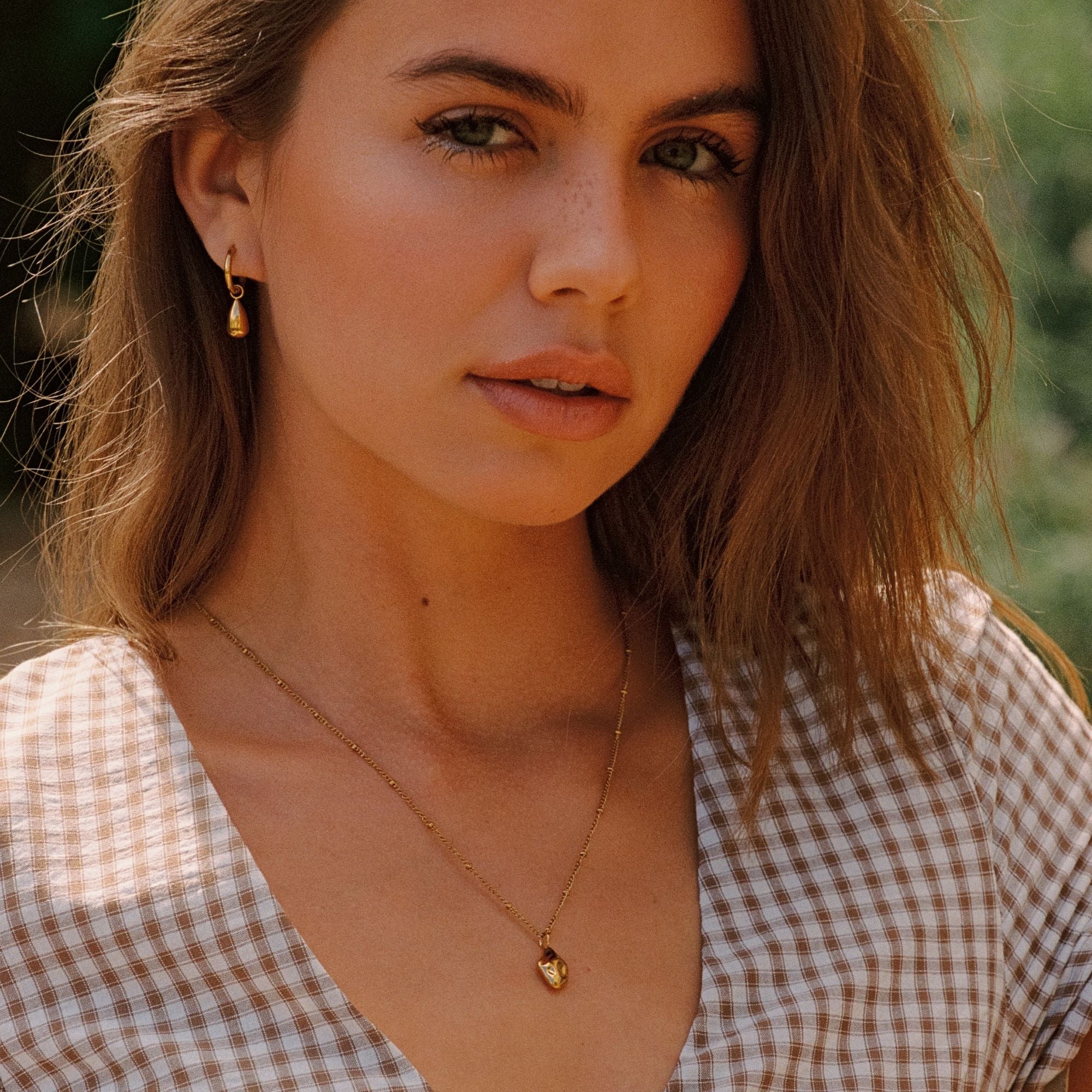 Gold Nugget Necklace