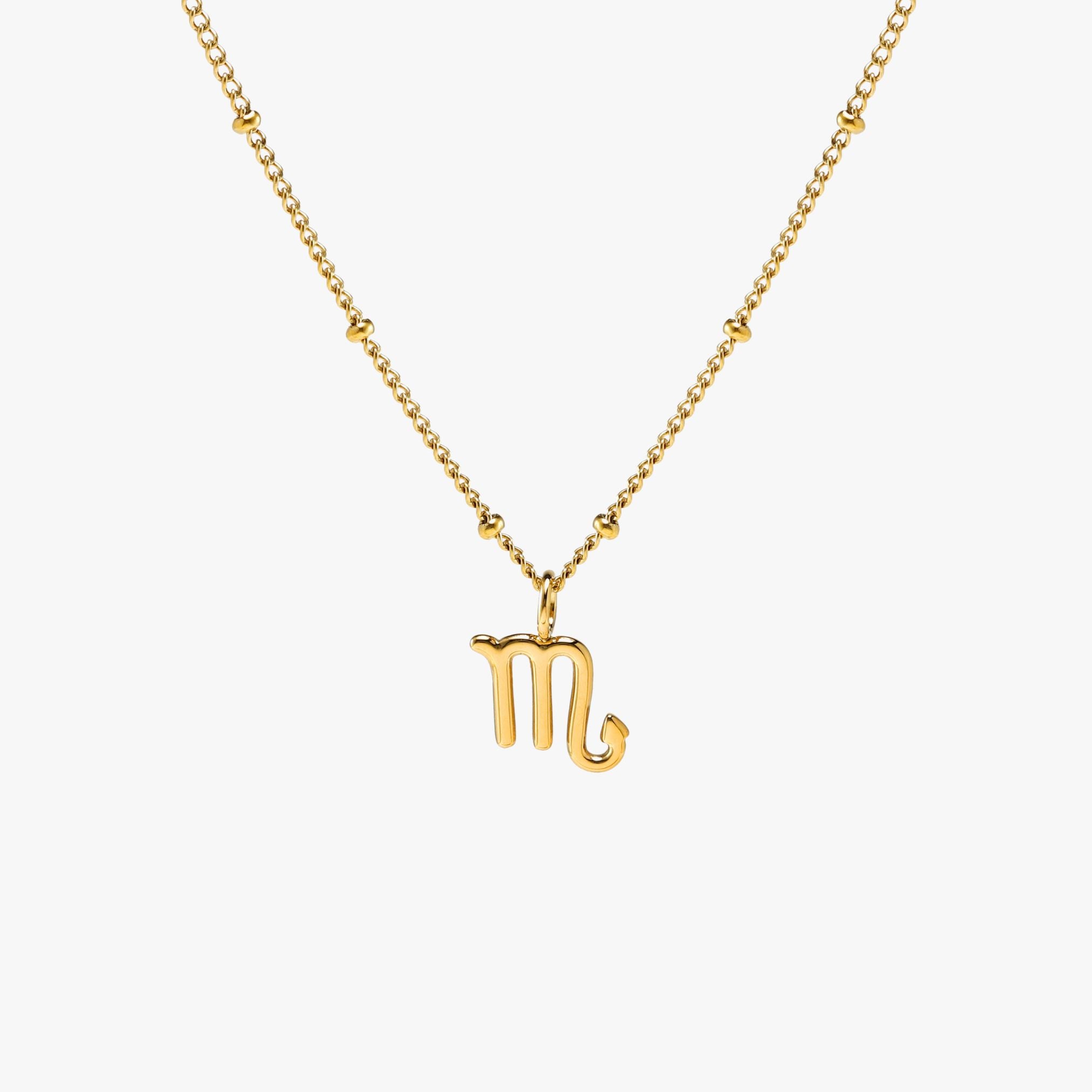 Gold Scorpio Necklace