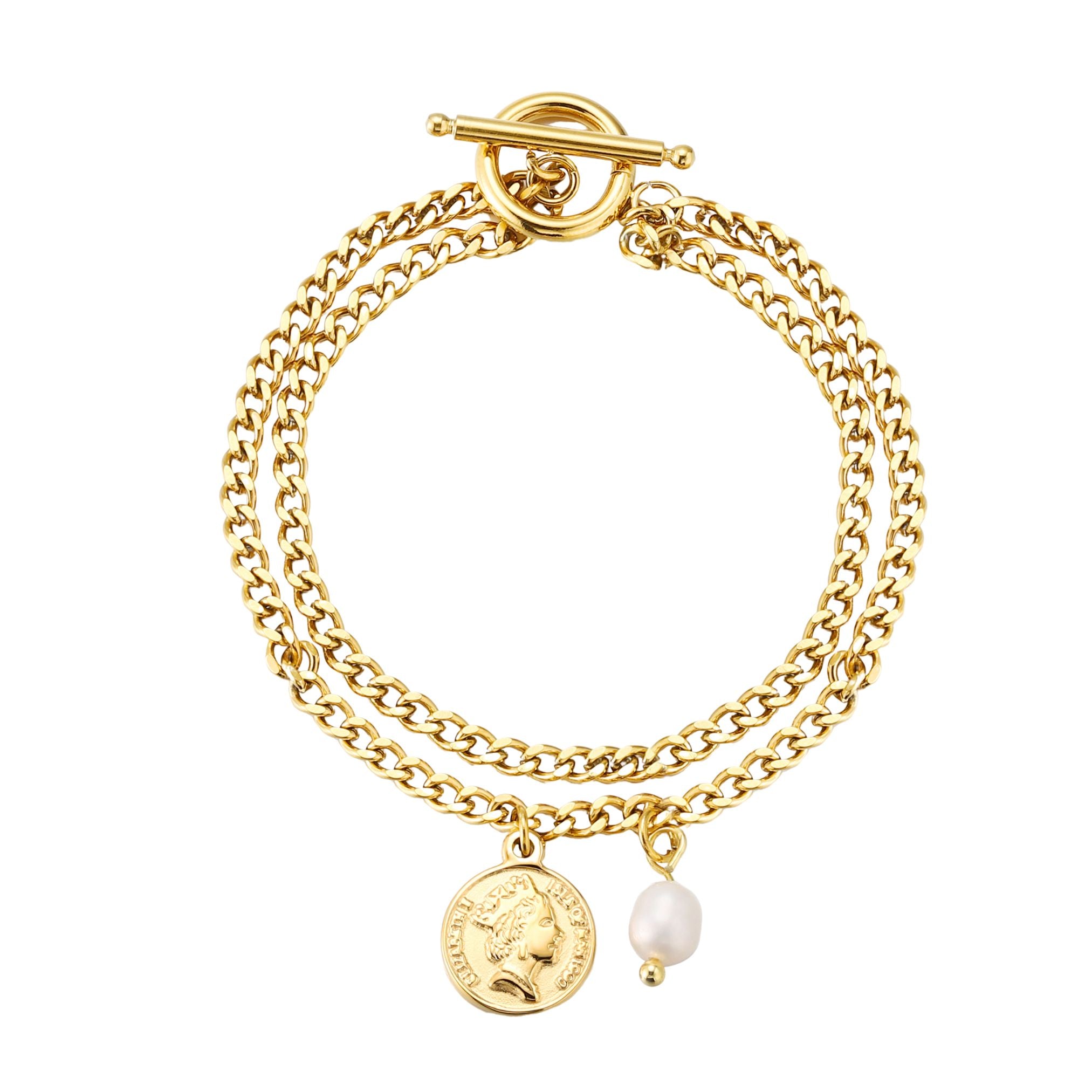 Gold Coin bracelet