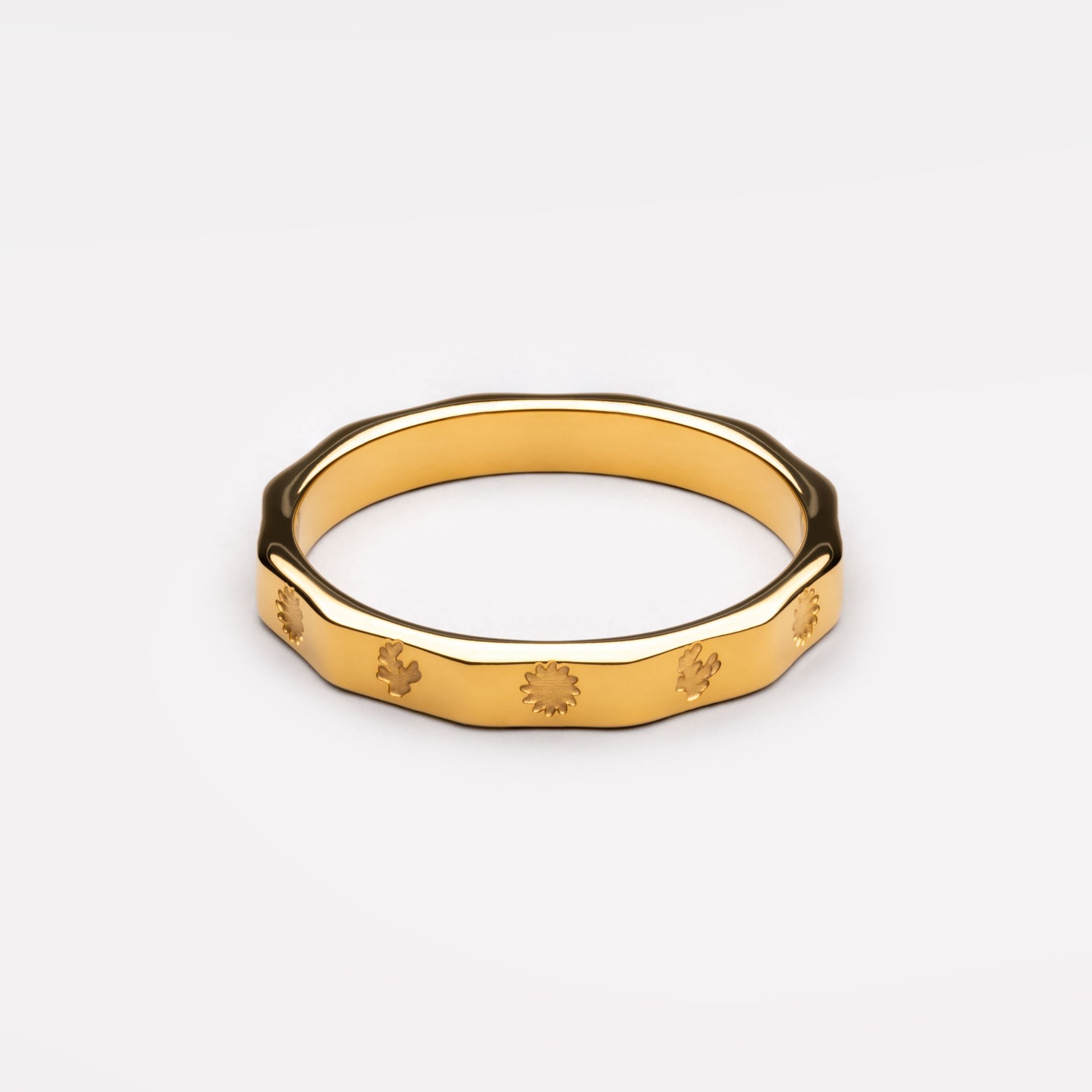 Gold Ocean Ring