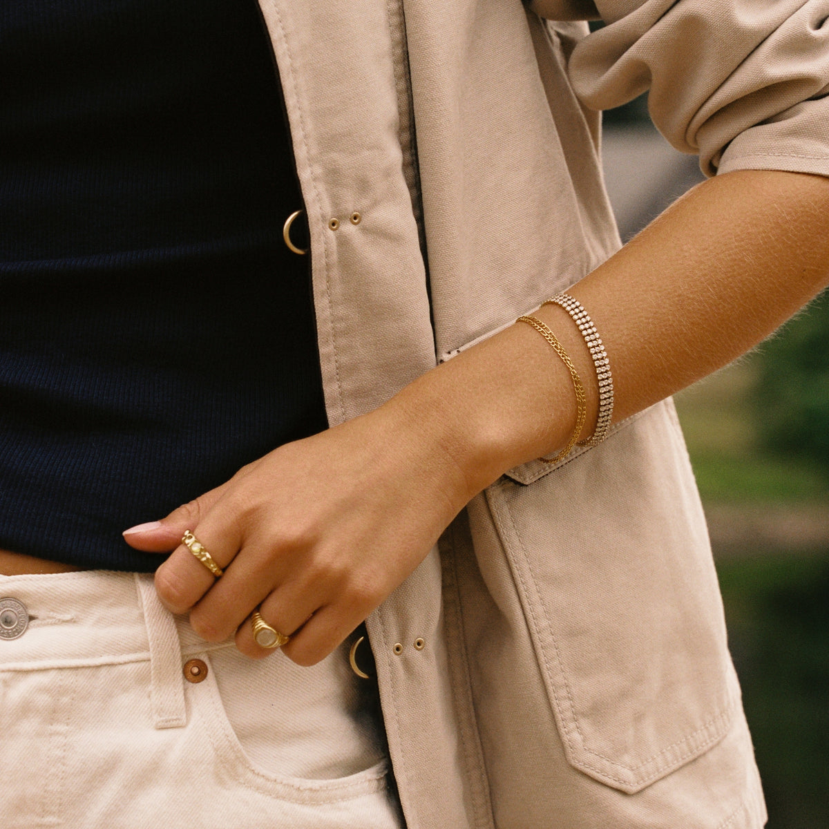Layered Chain Bracelet