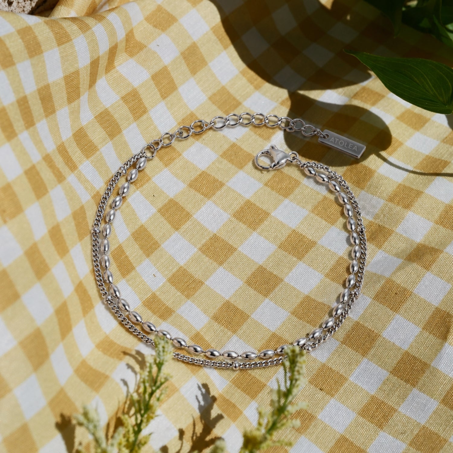 Layered Pebble Necklace Main