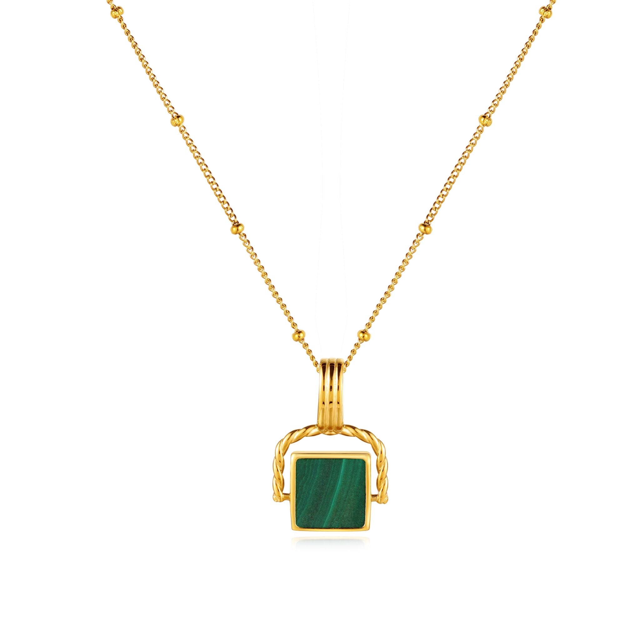 Malachite necklace